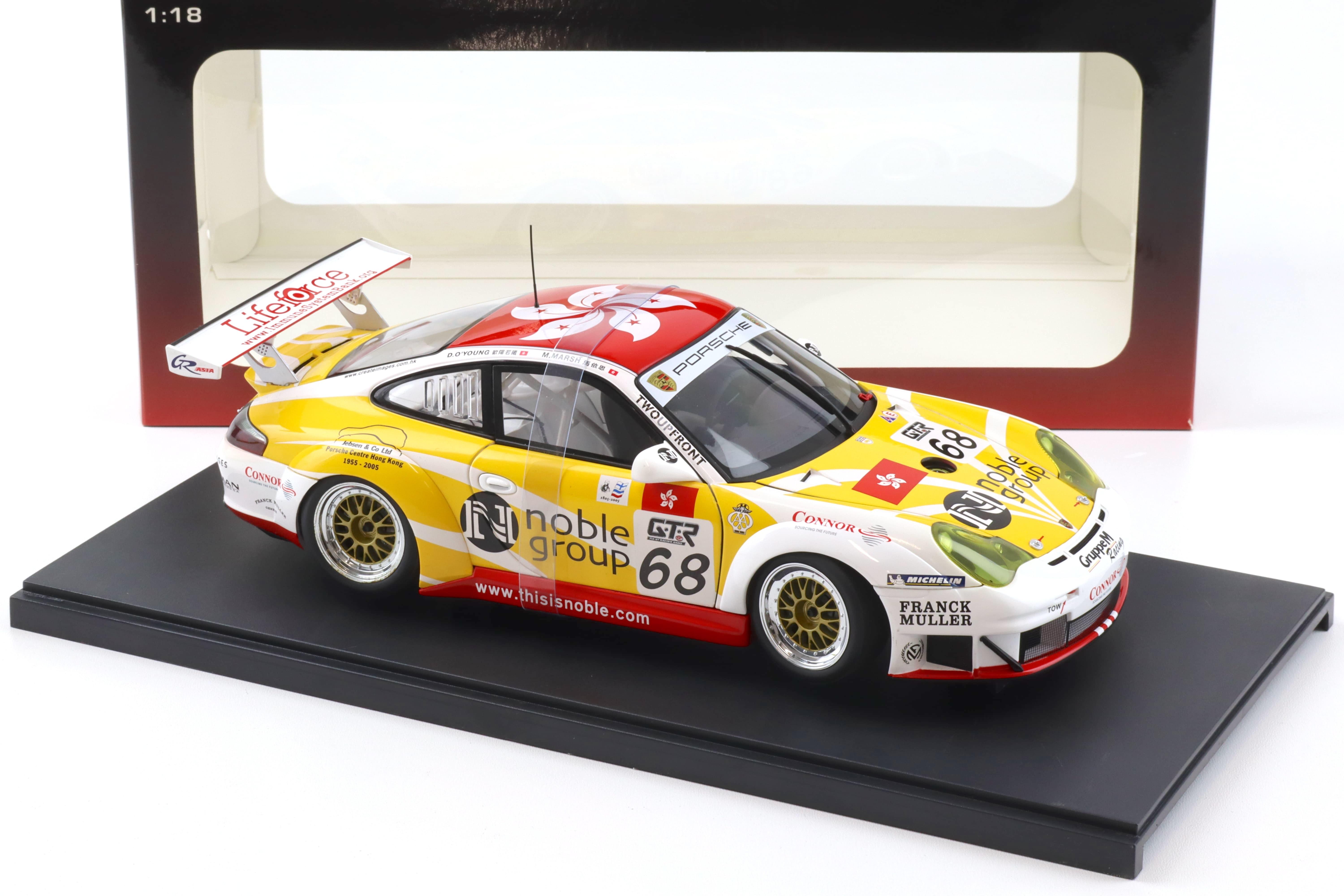 1:18 AUTOart Porsche 911 (996) GT3 RSR FIA GT #68 Zhu Hai China 2005 - 80582