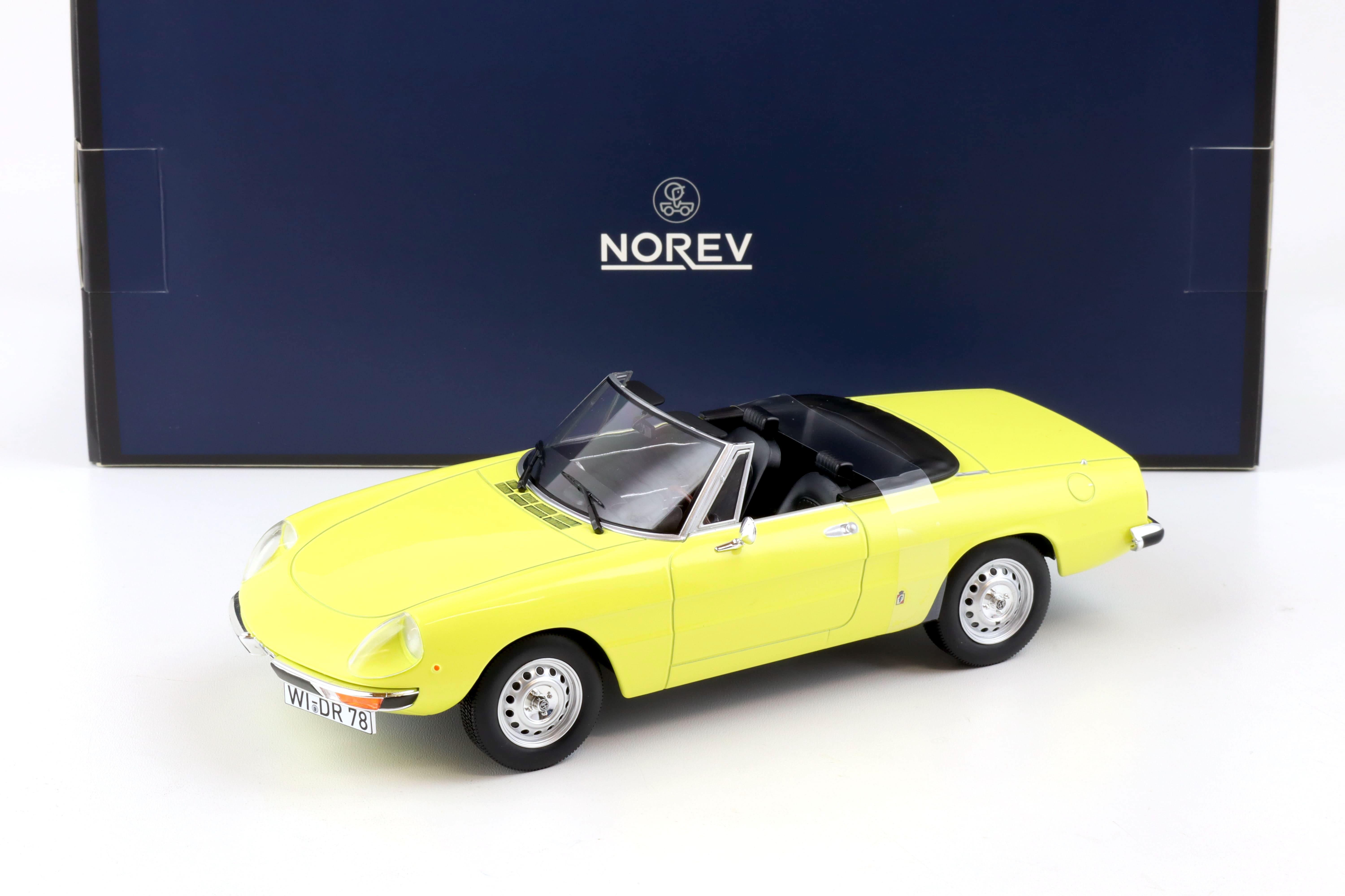 1:18 Norev Alfa Romeo 2000 Spider 1978 yellow - Limited 300 pcs.