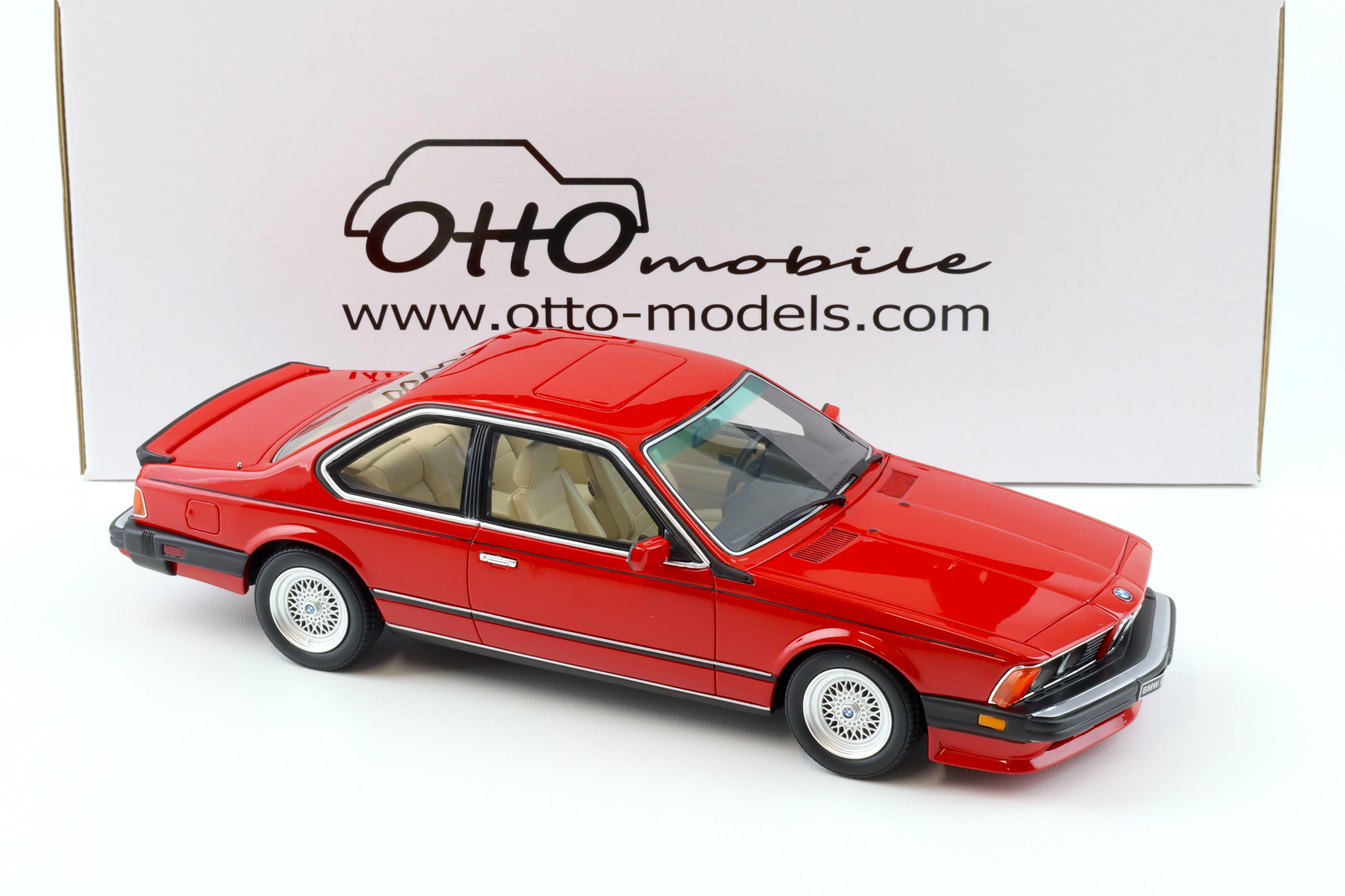 1:18 OTTO mobile OT1018 BMW M6 E24 M635 CSI Coupe red 1986