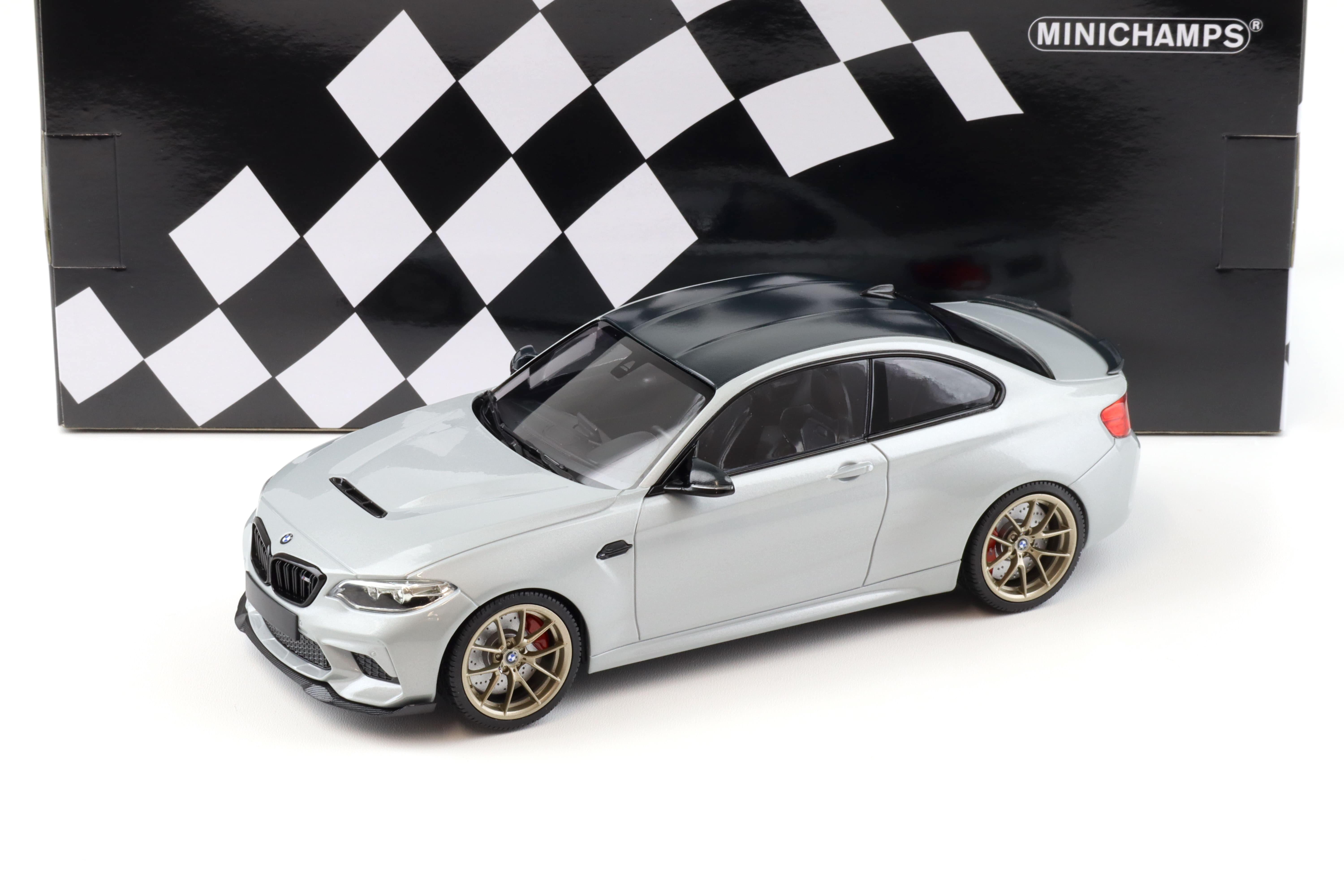 1:18 Minichamps BMW M2 CS (F87) Coupe 2020 silver metallic/ gold wheels