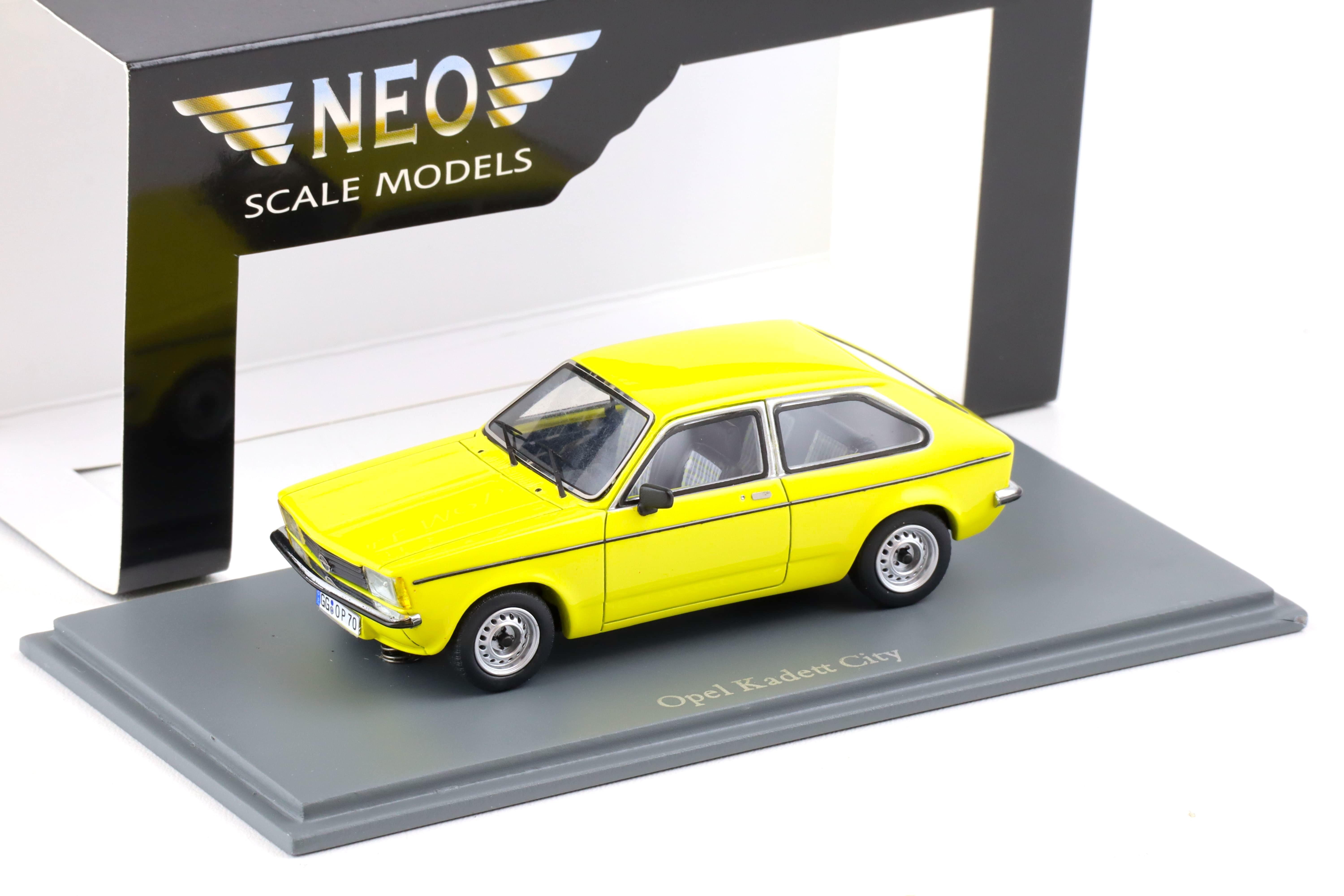 1:43 NEO Opel Kadett City 1978 yellow 43070