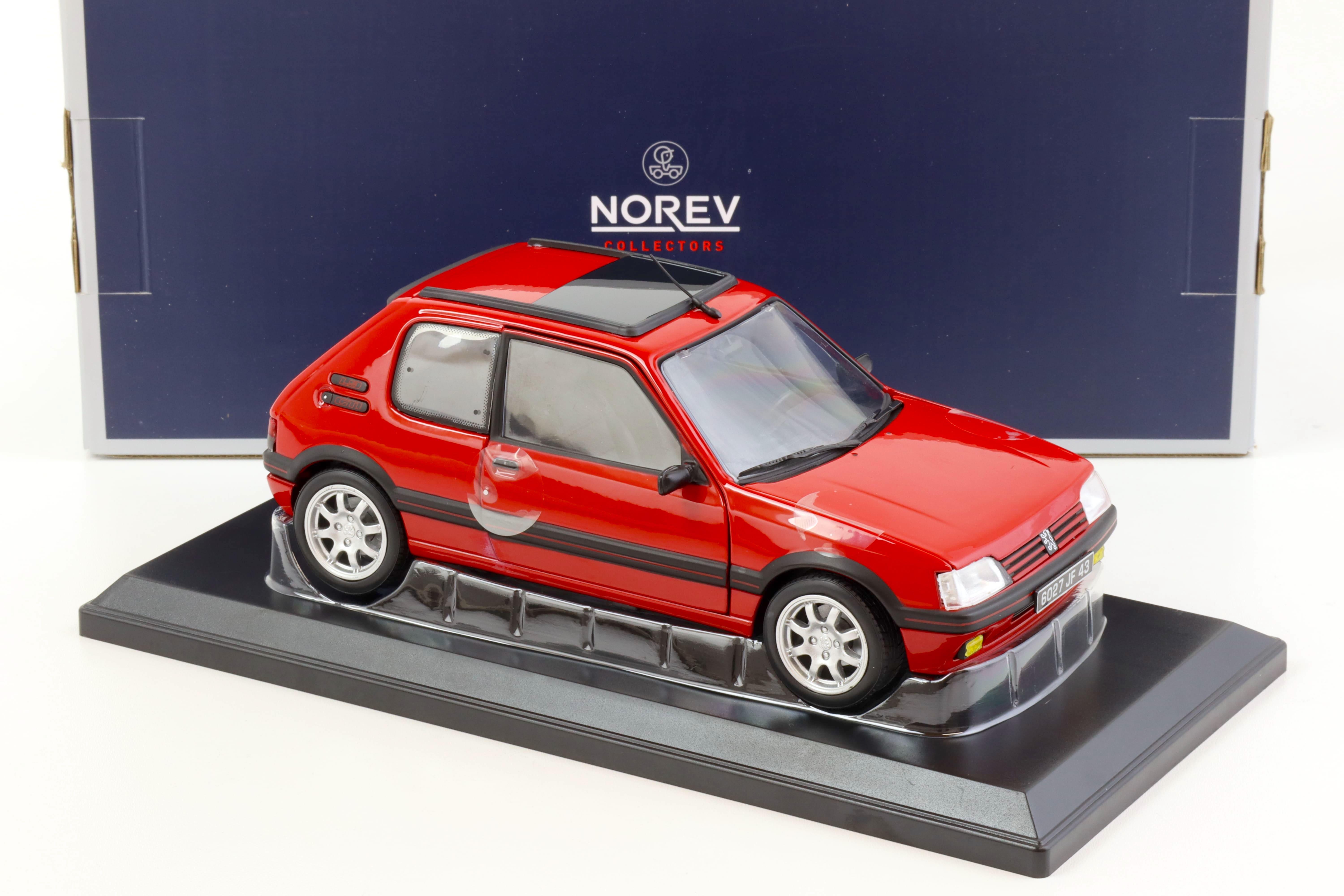 1:18 Norev Peugeot 205 GTI 1.9 PTS Rims 1991 red 184848