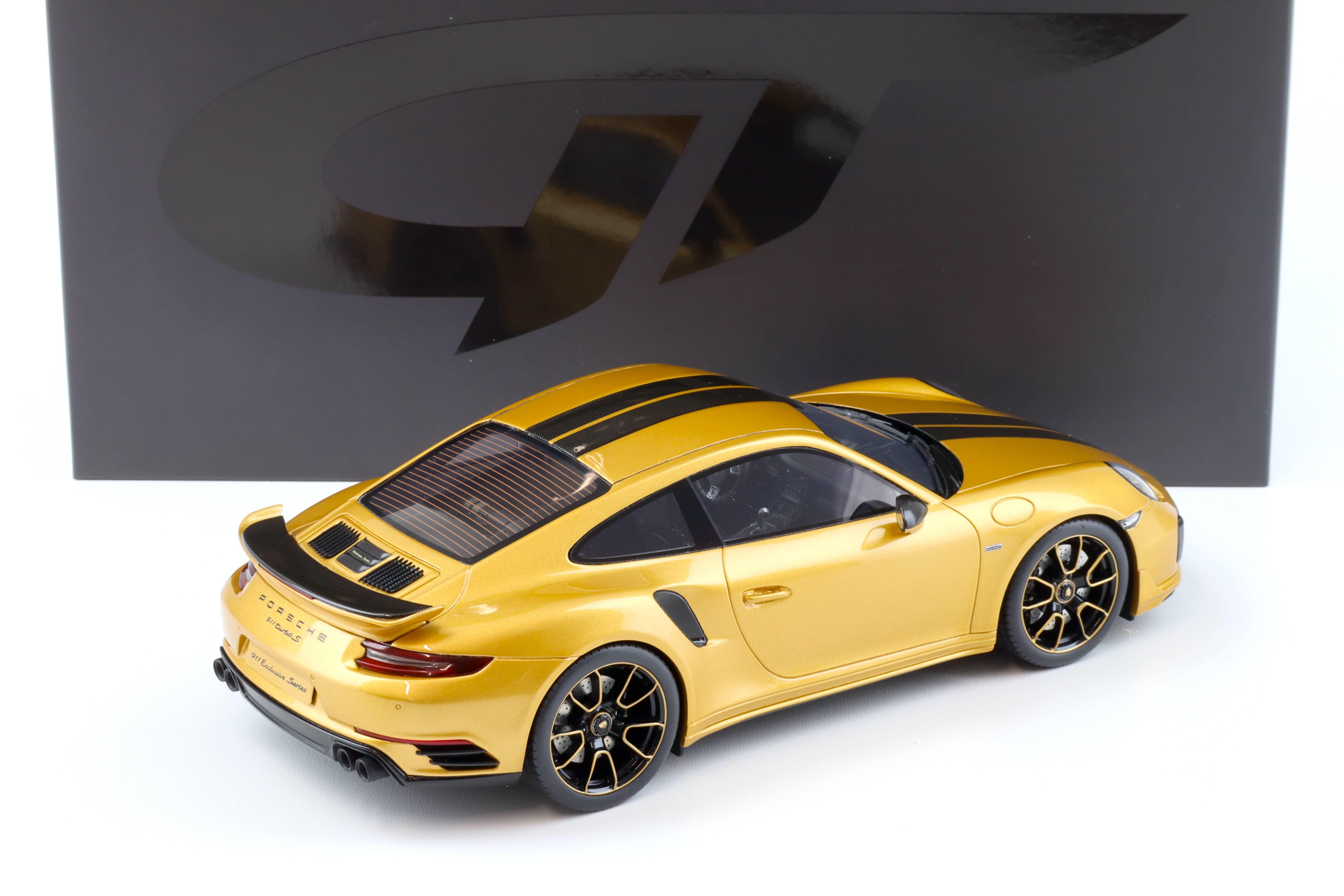 1:18 GT Spirit GT444 Porsche 911 991.2 Turbo S Exclusive Coupe gold metallic 2018