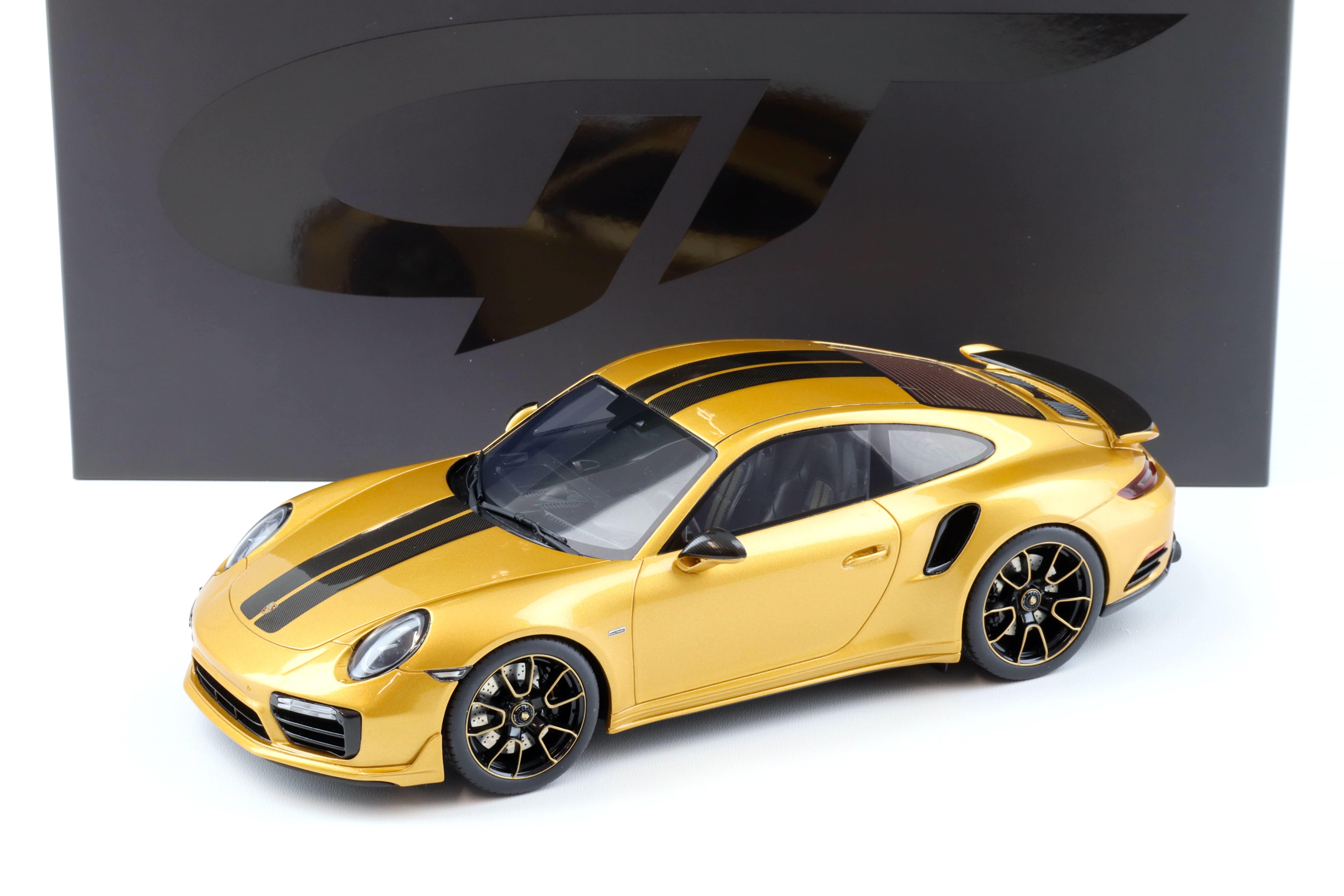 1:18 GT Spirit GT444 Porsche 911 991.2 Turbo S Exclusive Coupe gold metallic 2018