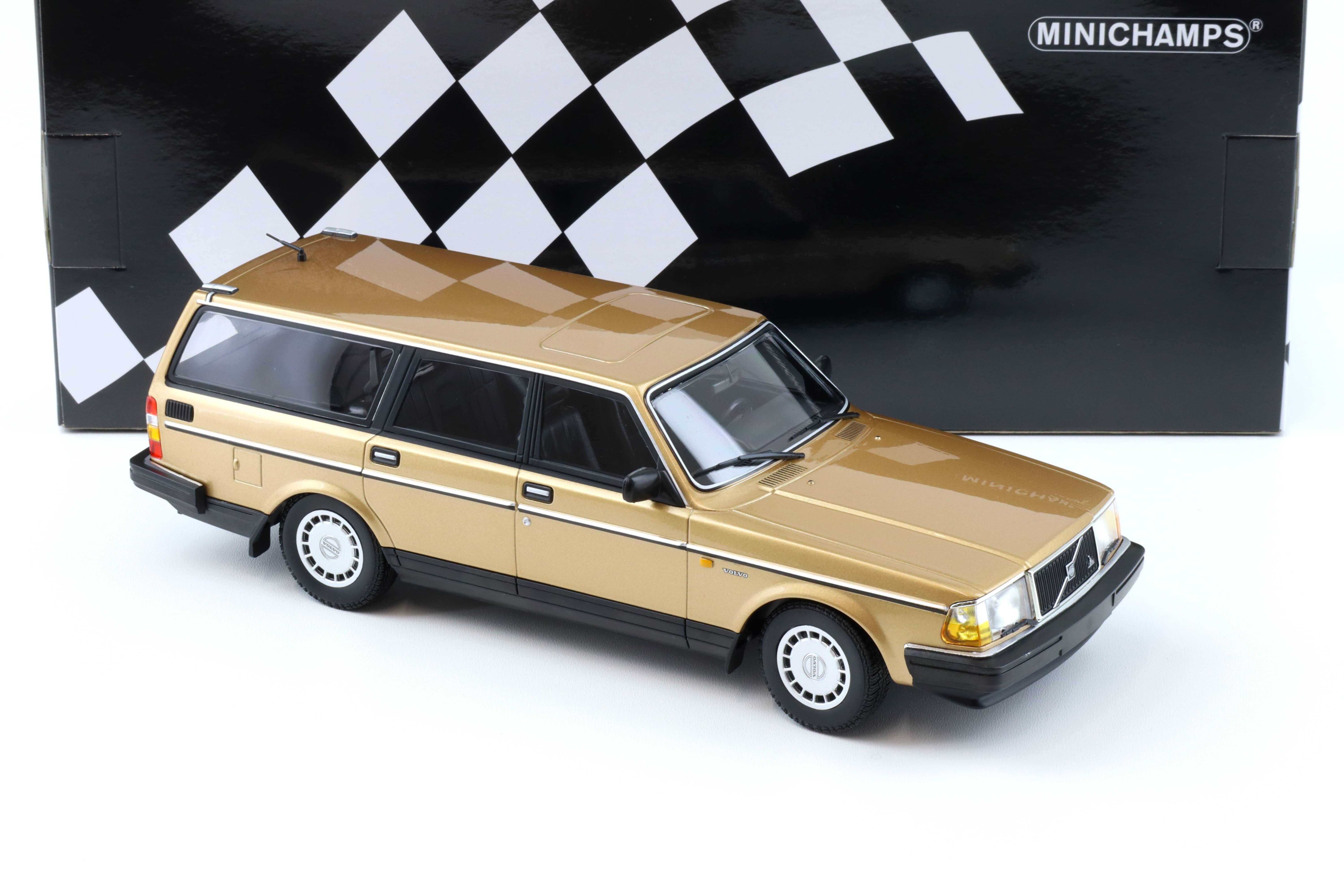 1:18 Minichamps Volvo 240 GL Break Estate 1986 gold metallic