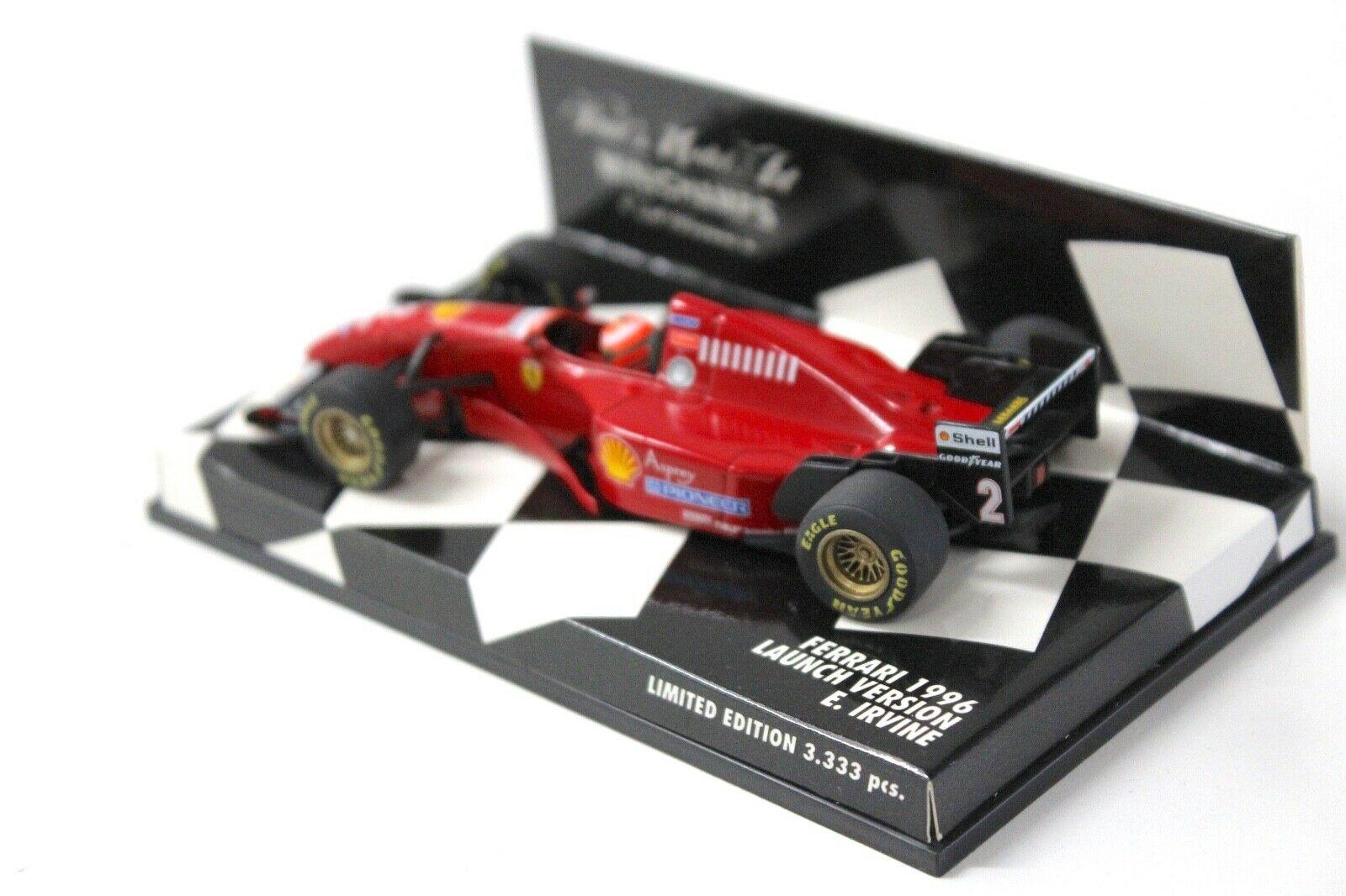 1:43 Minichamps F1 Ferrari 1996 Launch Version Irvine