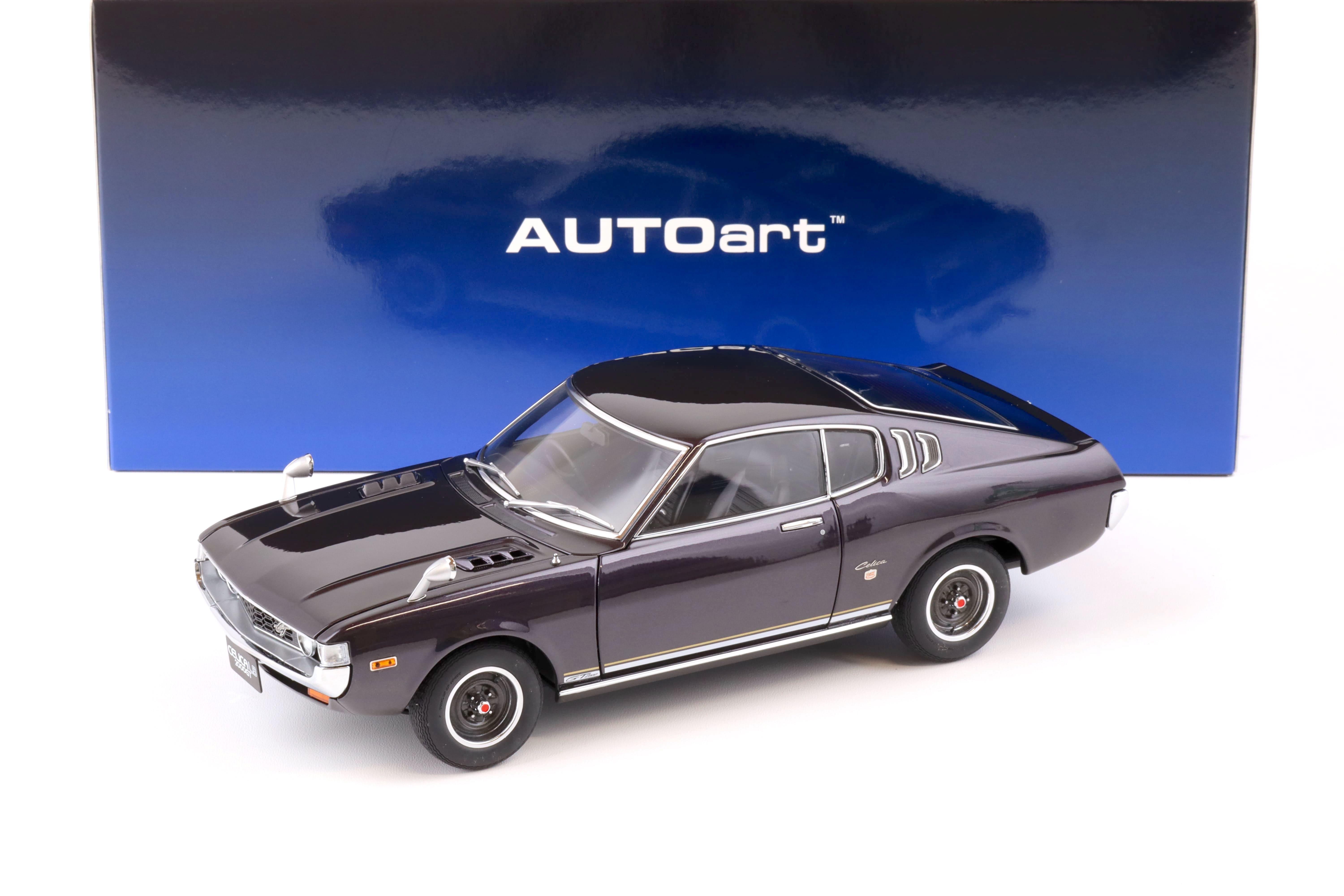 1:18 AUTOart Toyota Celica Liftback 2000 GT (RA25) 1973 dark purple metallic 78769