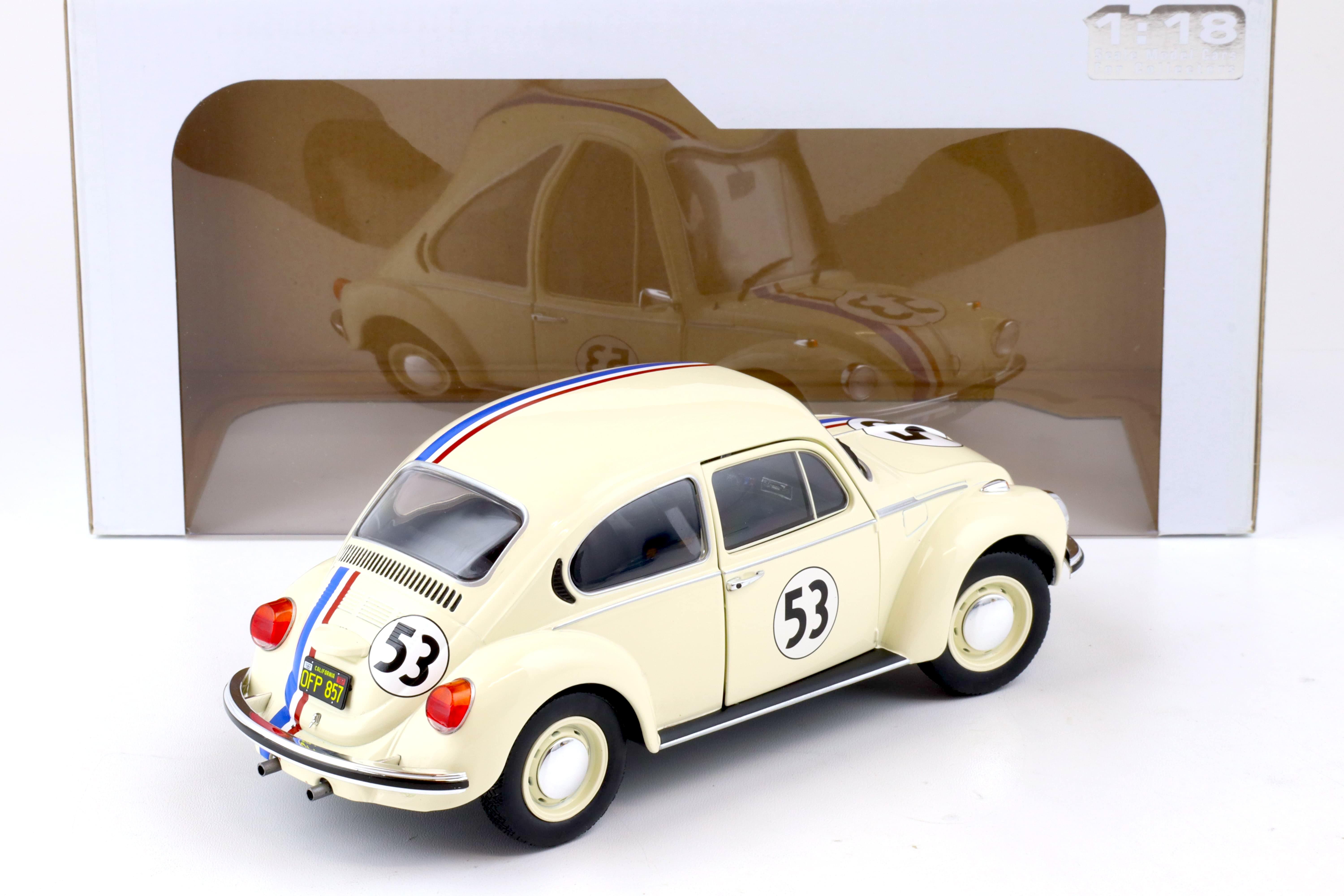 1:18 Solido VW Käfer Beetle Racer #53 beige S1800505