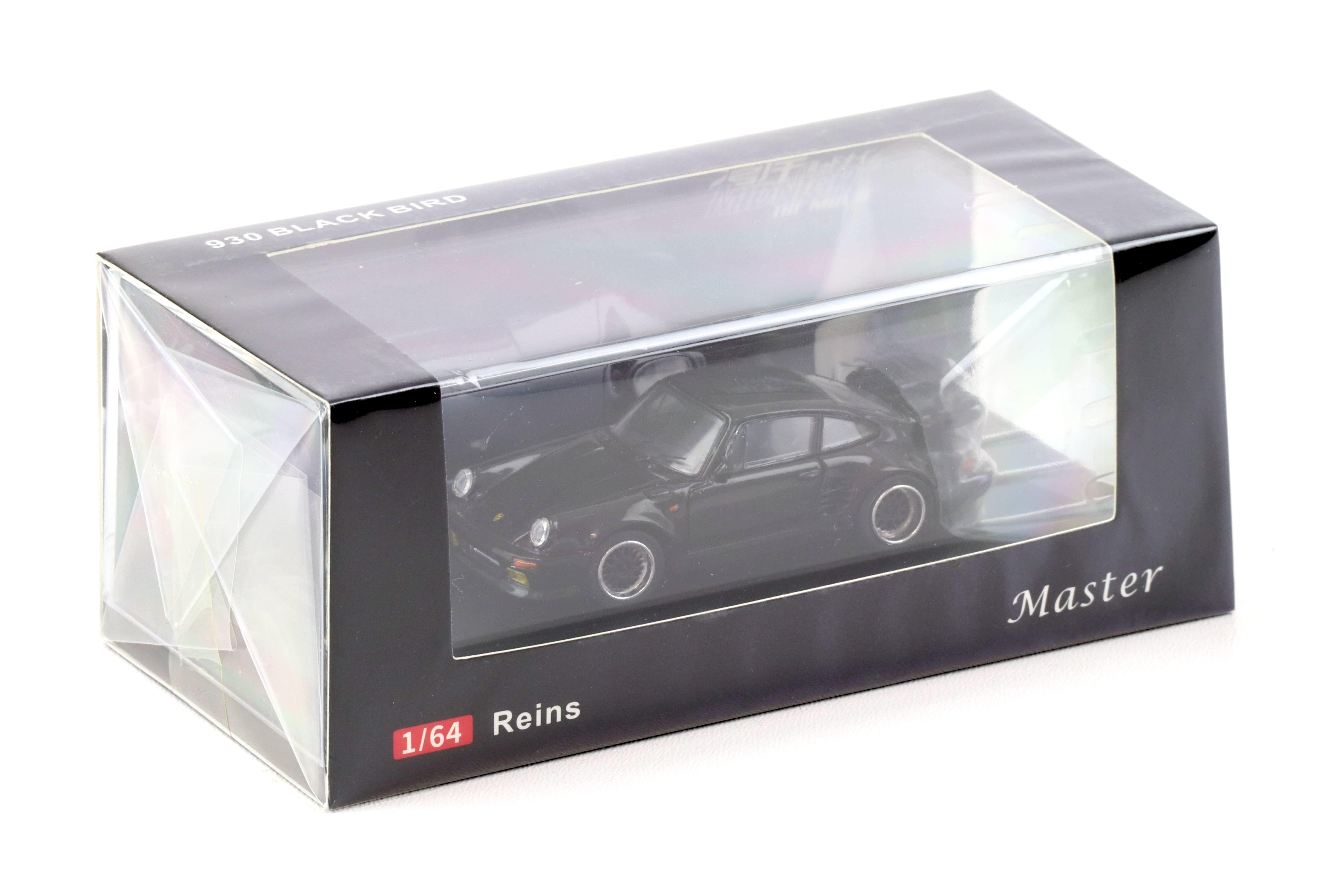 1:64 Master Porsche 911 930 Turbo Black Bird Midnight black Diecast