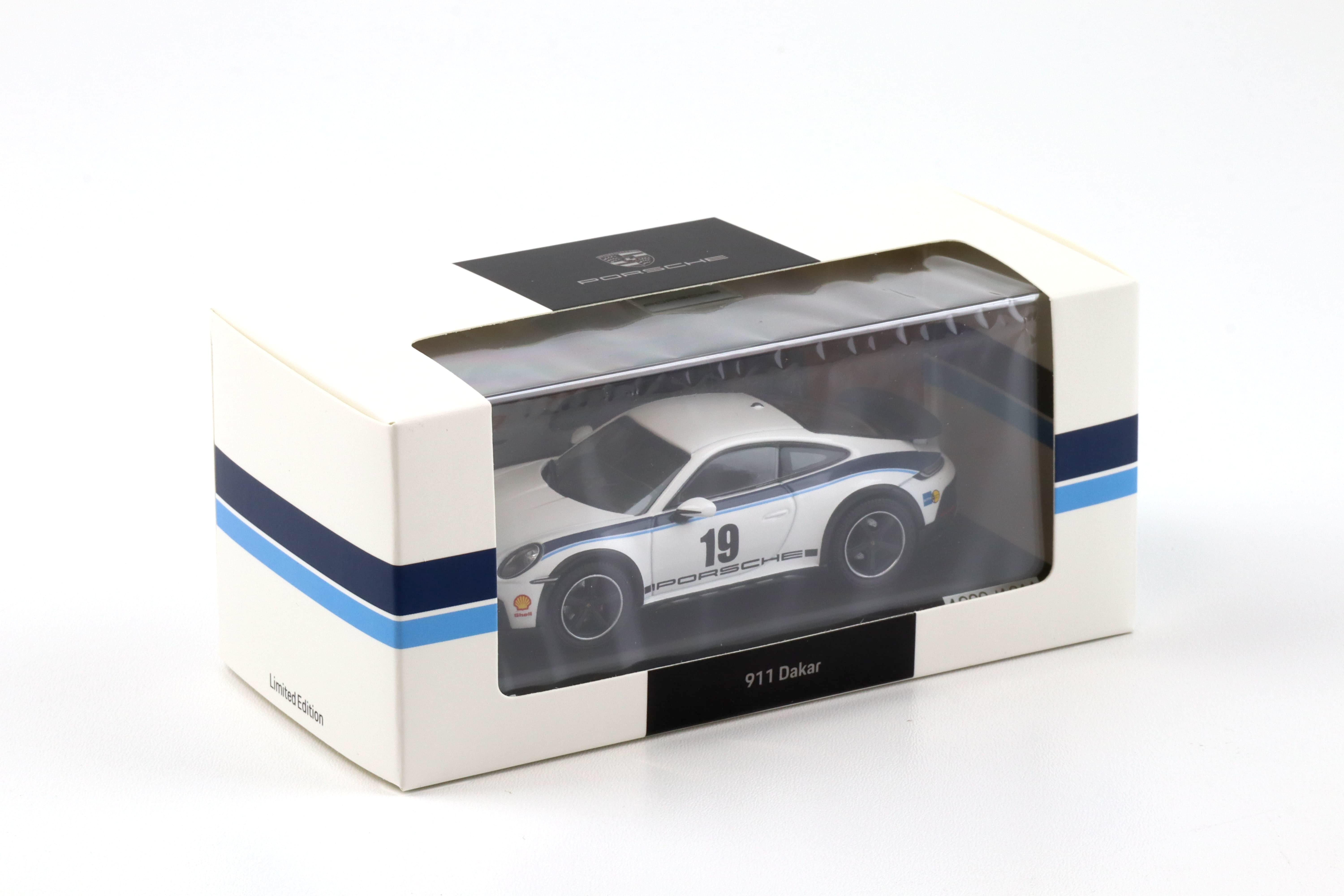 1:43 Spark Porsche 911 992 Dakar Rallye 1974 Design Kühne & Nagel WAP DEALER