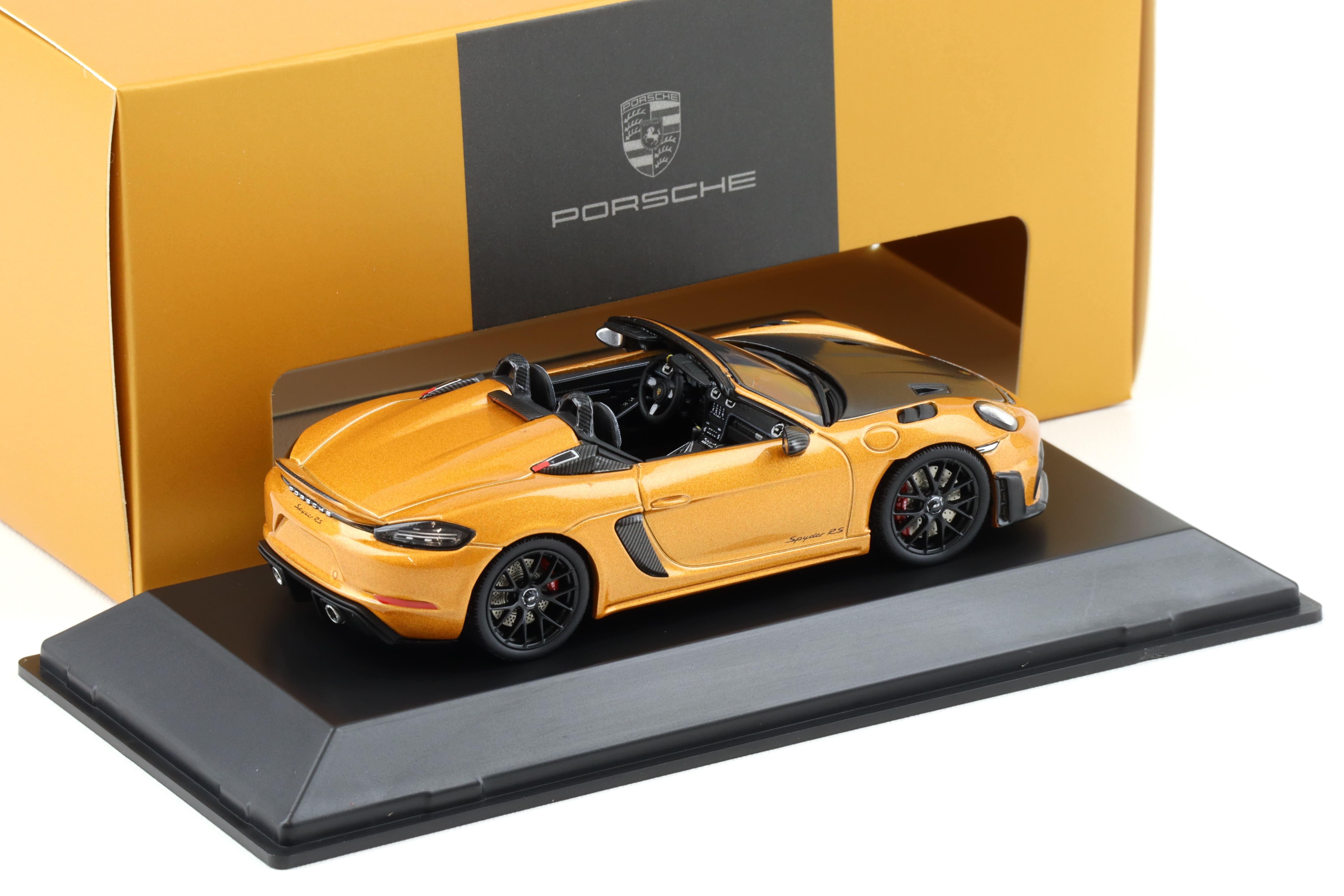 1:43 Spark Porsche 718 Spyder RS (982) nordic gold/ black wheels WAP DEALER