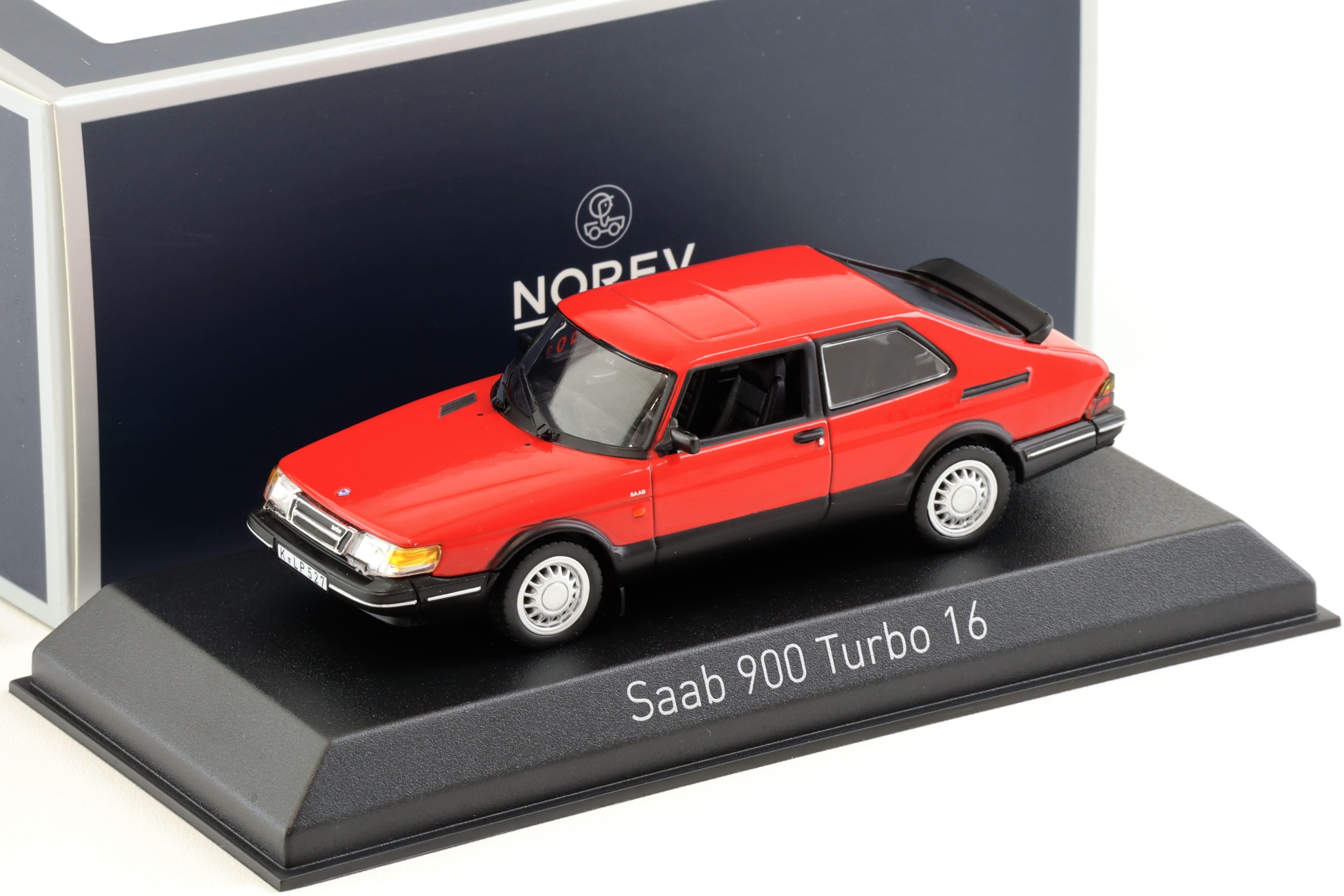 1:43 Norev Saab 900 Turbo 16 red/ black 1992 