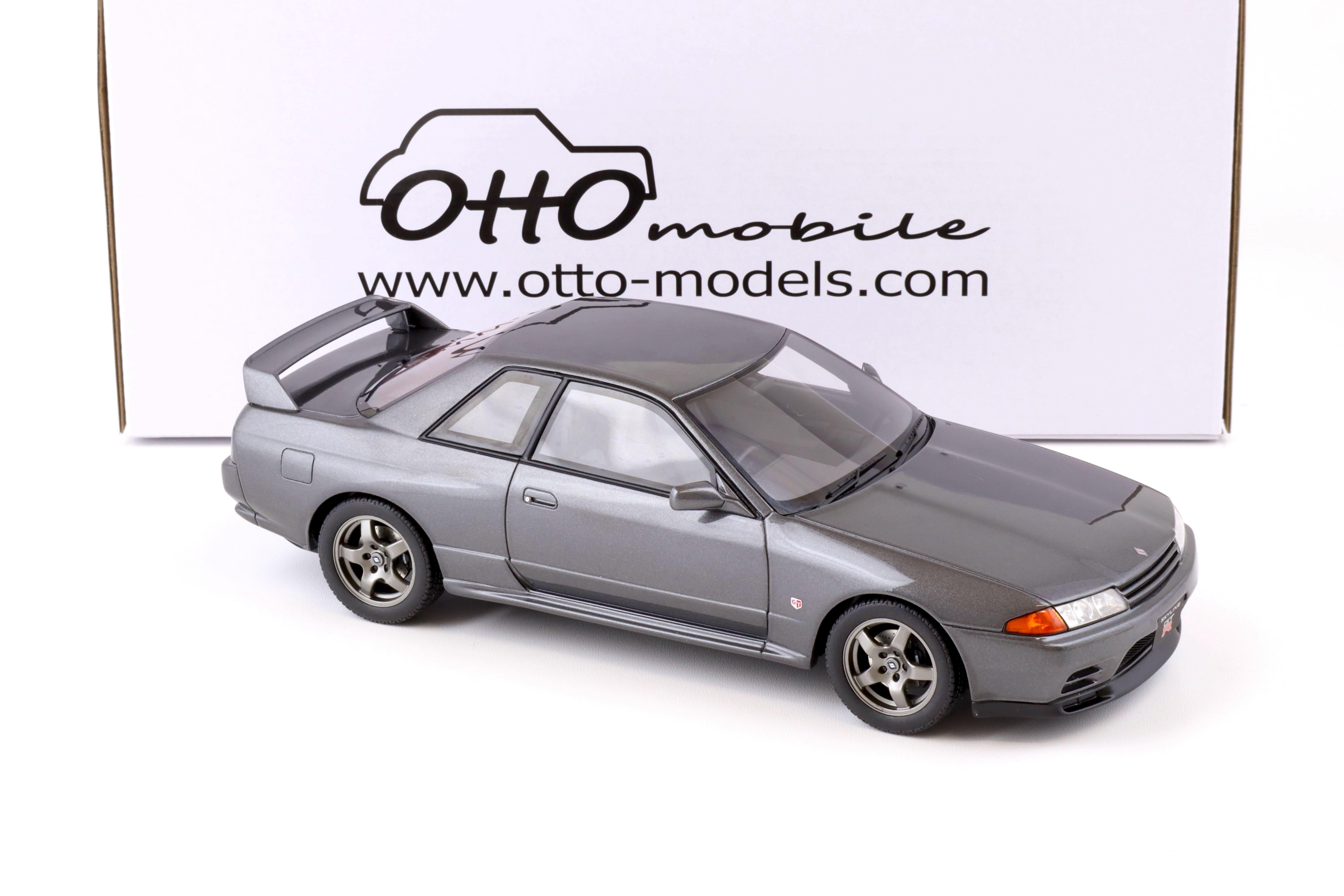 1:18 OTTO mobile OT411 Nissan Skyline GT-R BNR32 grey metallic 1993