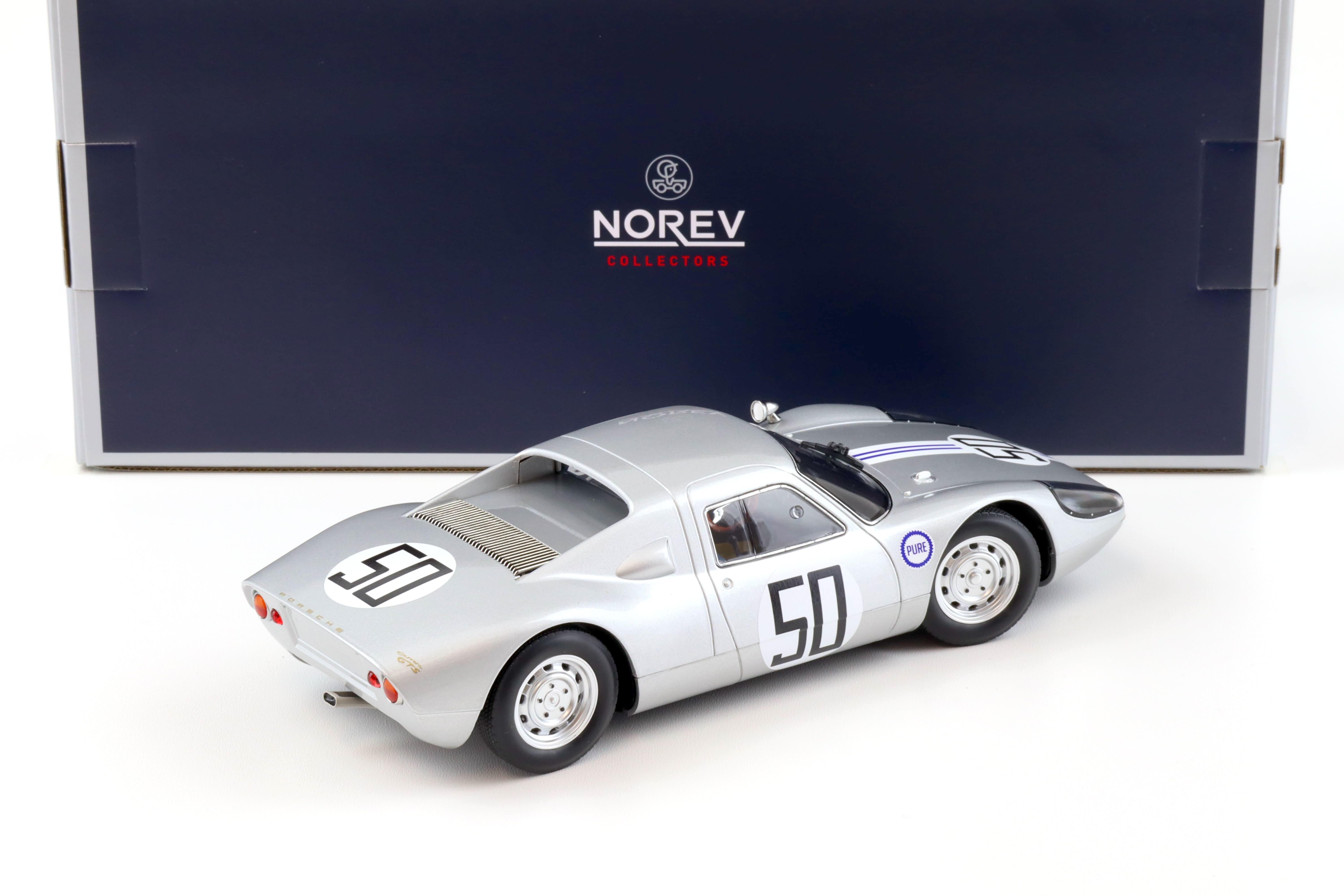 1:18 Norev Porsche 904 GTS American Challenge Cup 1964 C.Cassel #50 silver