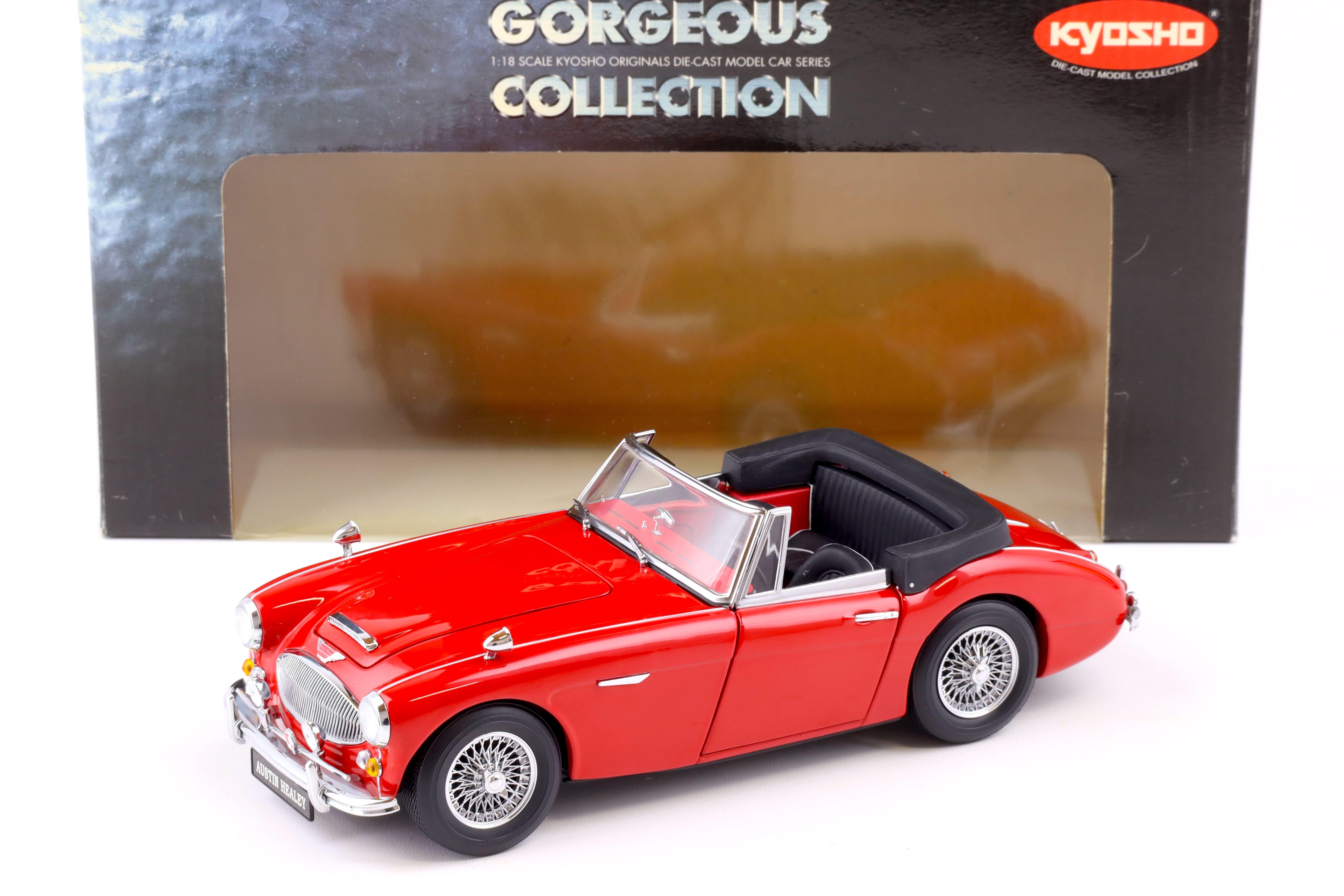1:18 Kyosho Austin Healey 3000 MKIII Roadster with Top red 08143R
