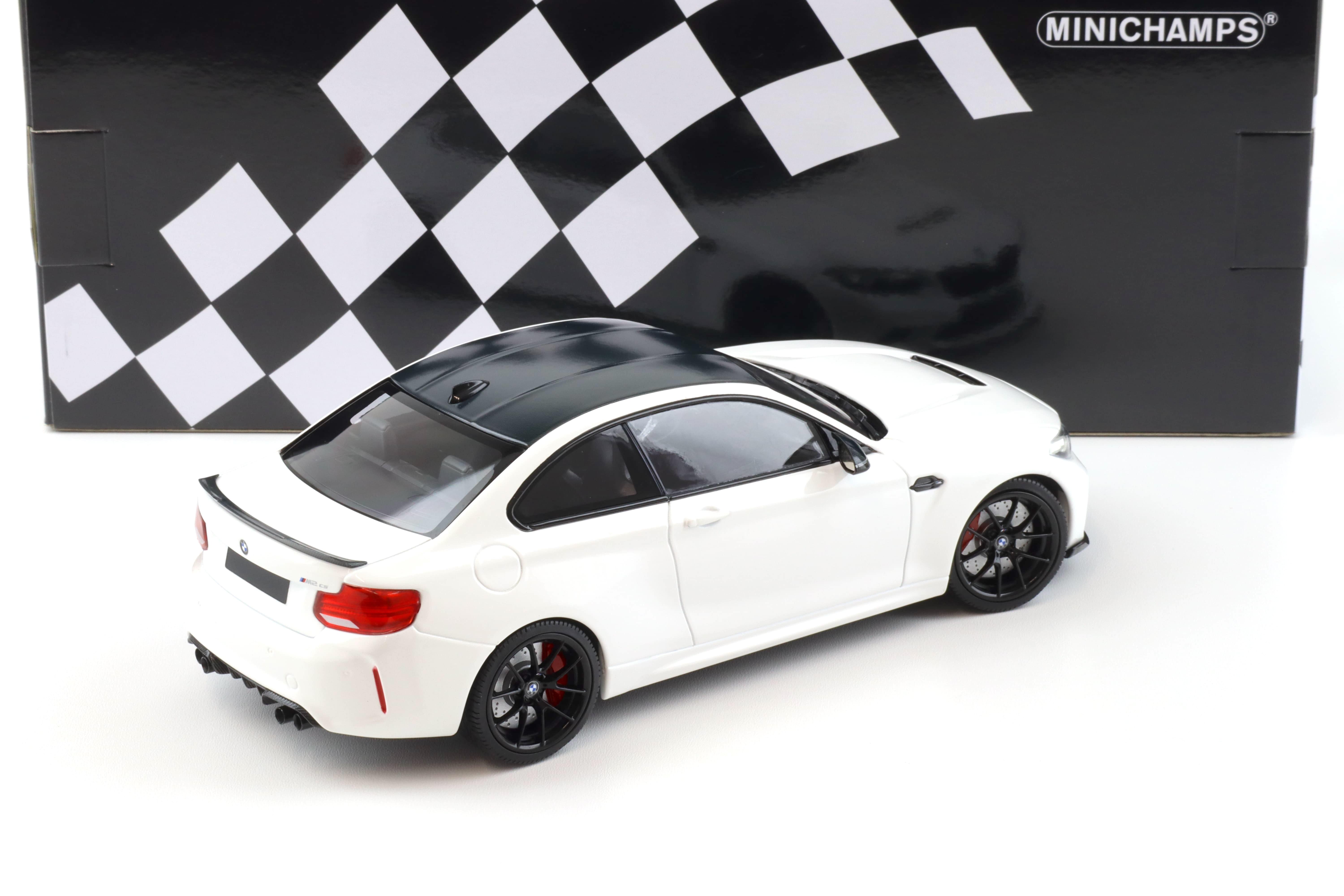 1:18 Minichamps BMW M2 CS (F87) Coupe 2020 white with black wheels