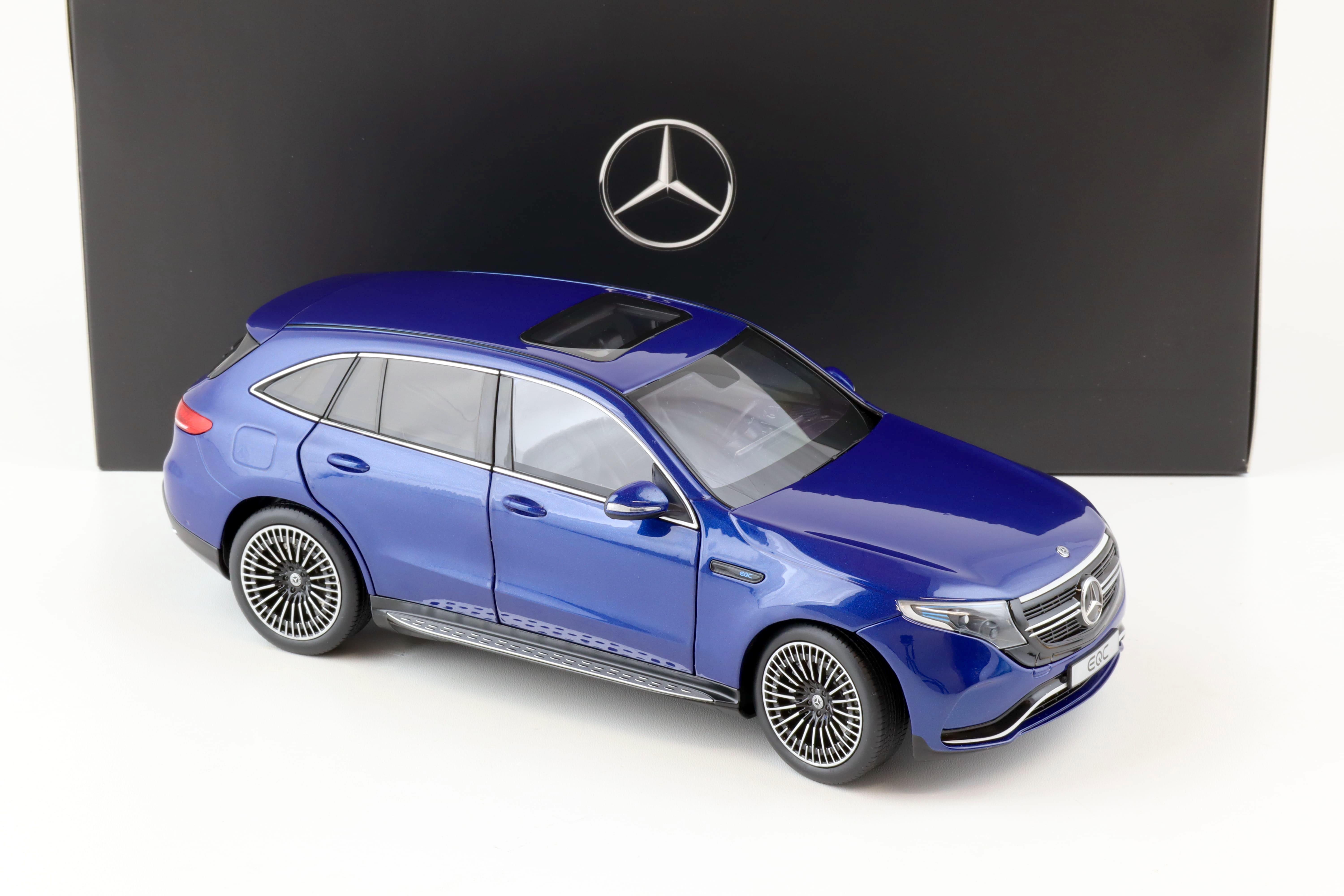 1:18 NZG Mercedes EQC 400 4Matic N293 brilliant blue DEALER VERSION