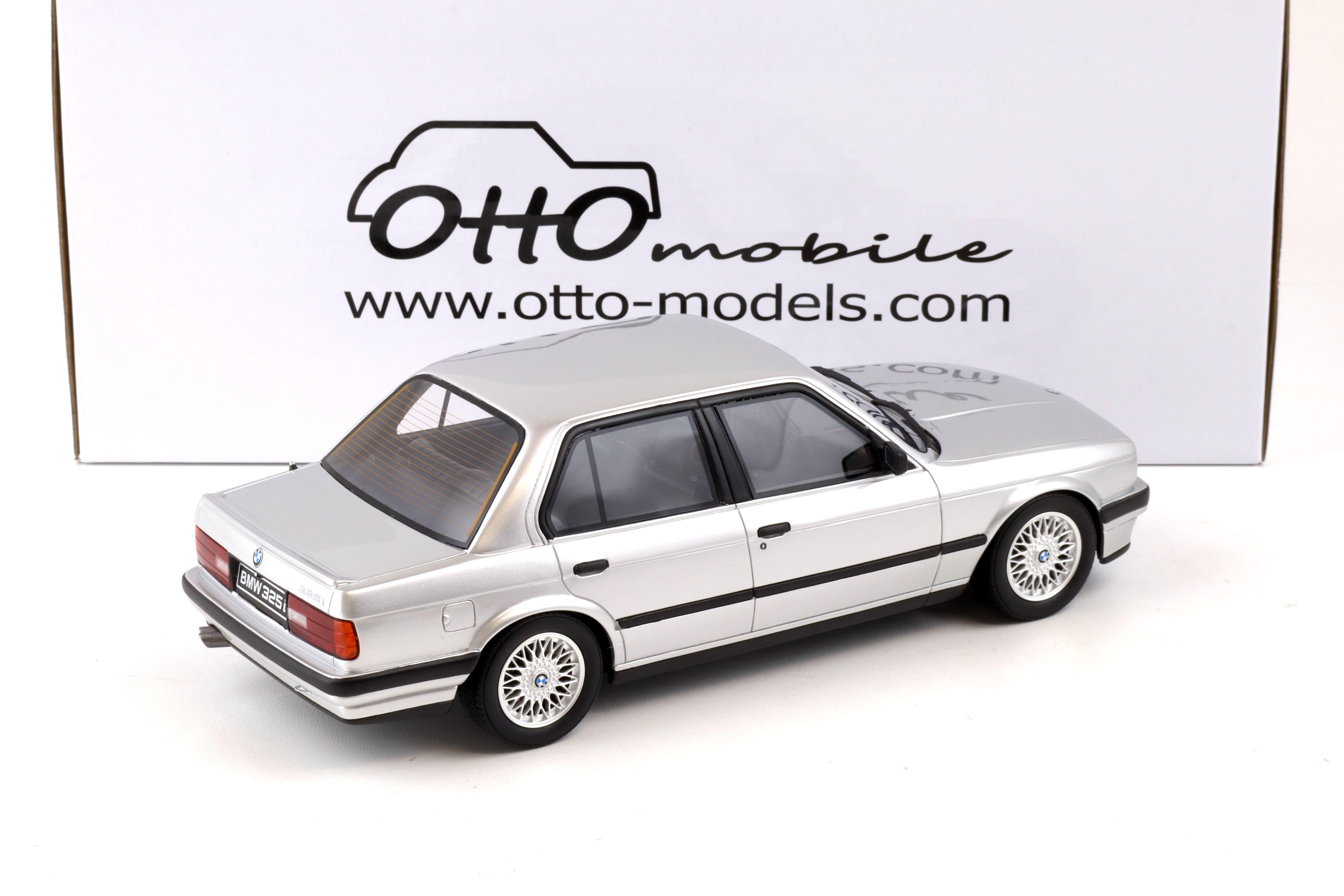 1:18 OTTO mobile OT912 BMW 325i E30 Sedan silver 1988