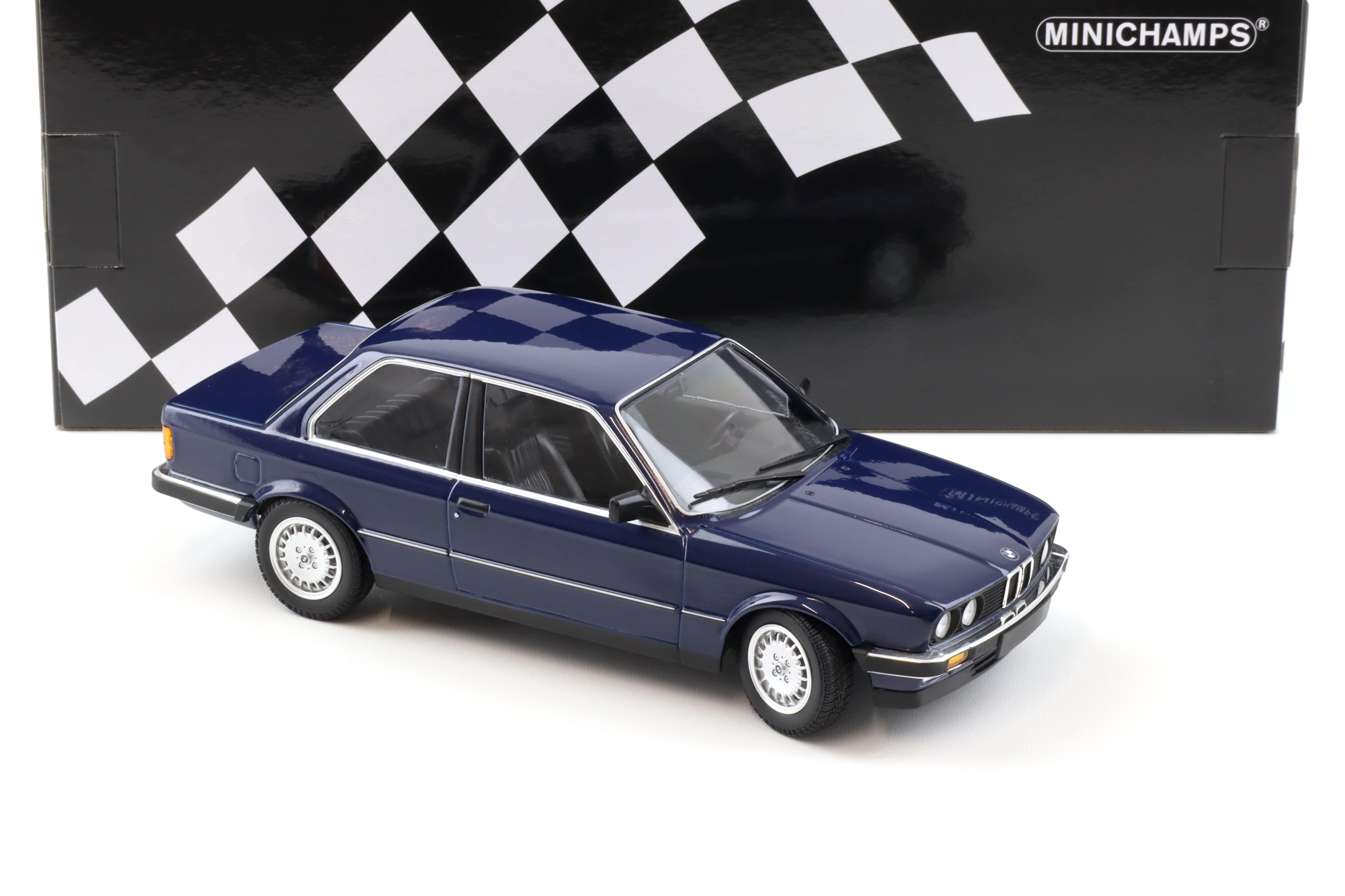 1:18 Minichamps BMW 323i (E30) 1982 saturn blue