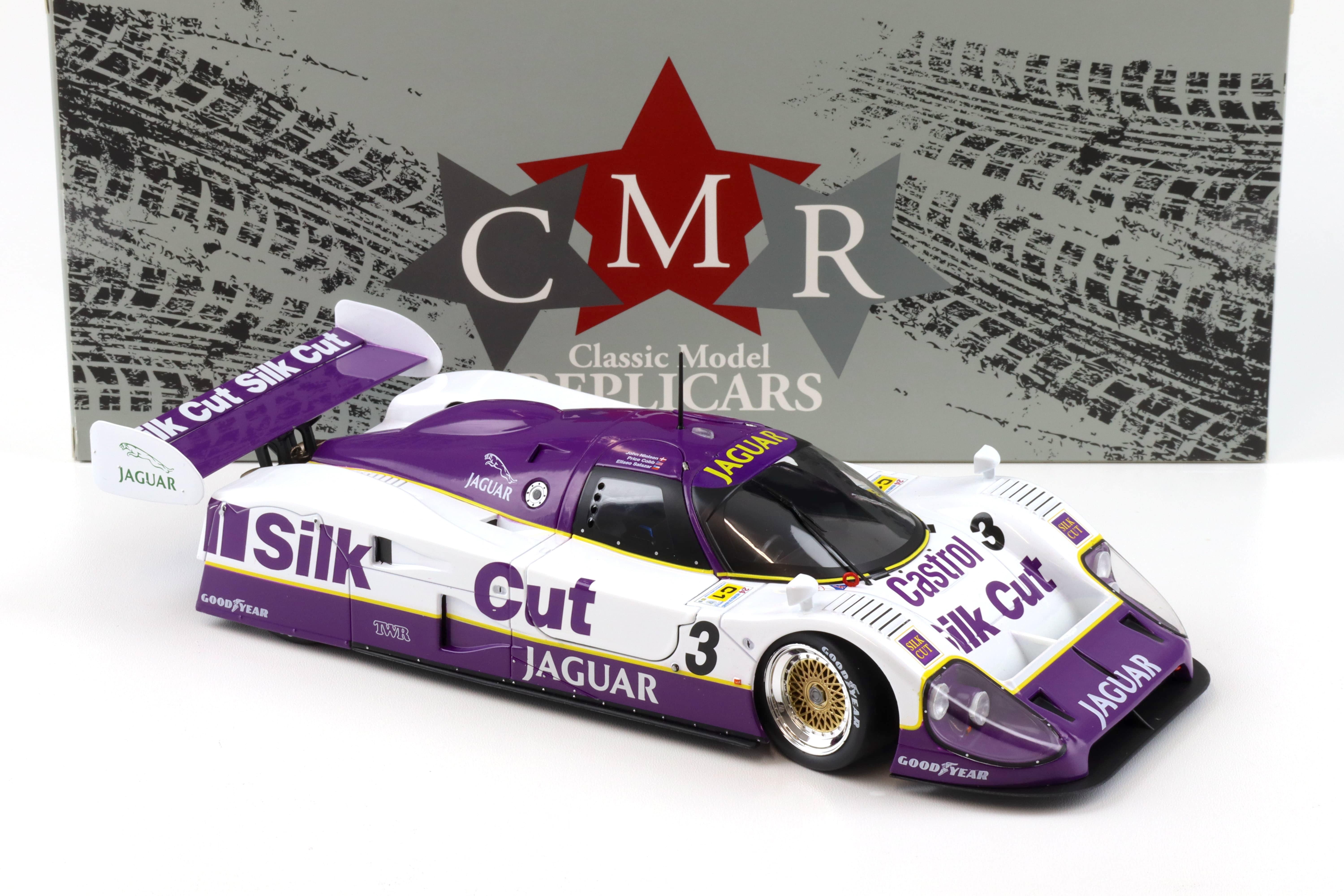 1:18 CMR Jaguar XJR12 #3 Winner 24h Le Mans 1990 Silk Cut Nielsen, Cobb, Brundle