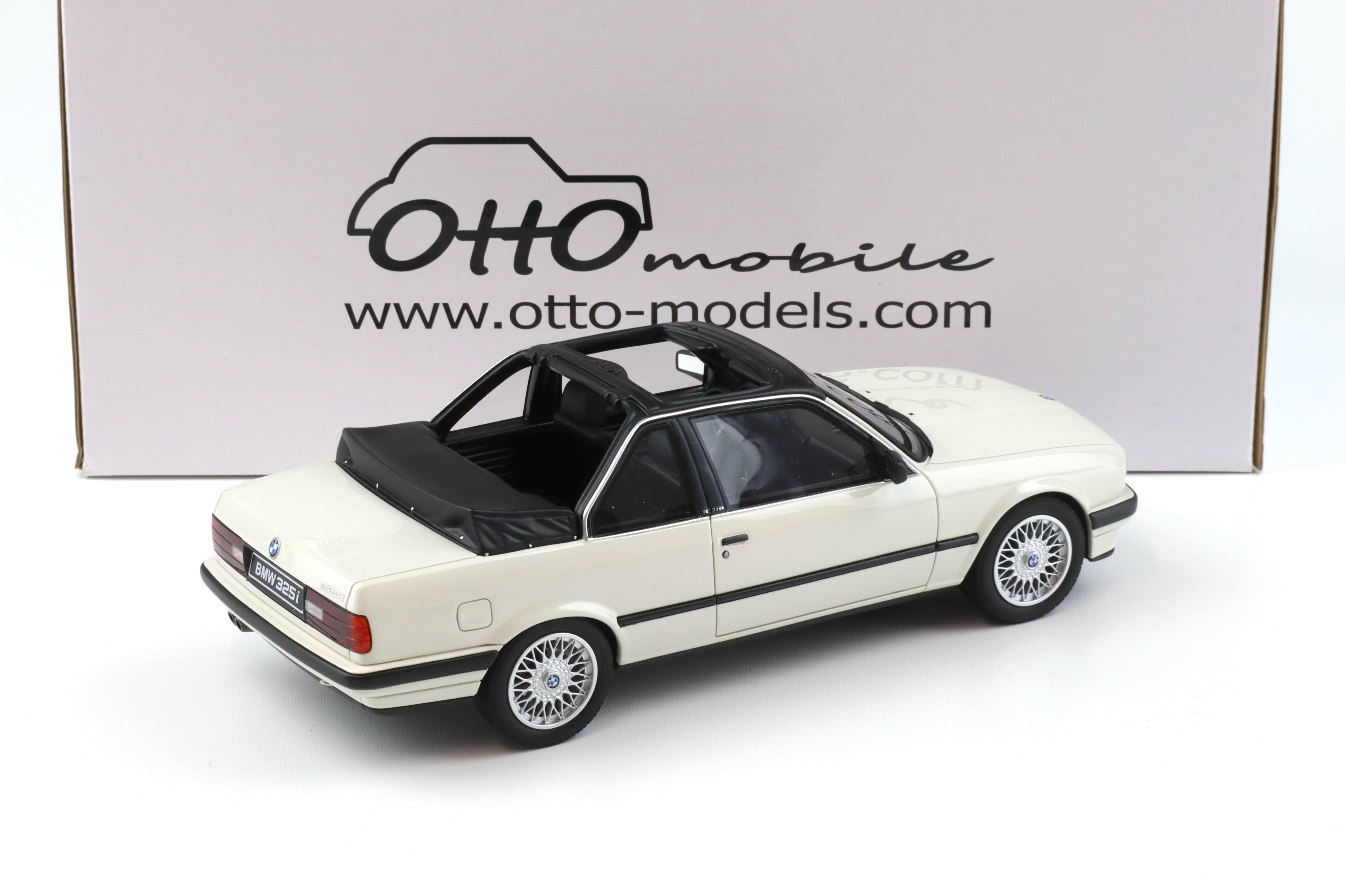 1:18 OTTO mobile OT1097 BMW 325i E30 TC2 BAUR Cabrio Alpine white 1988