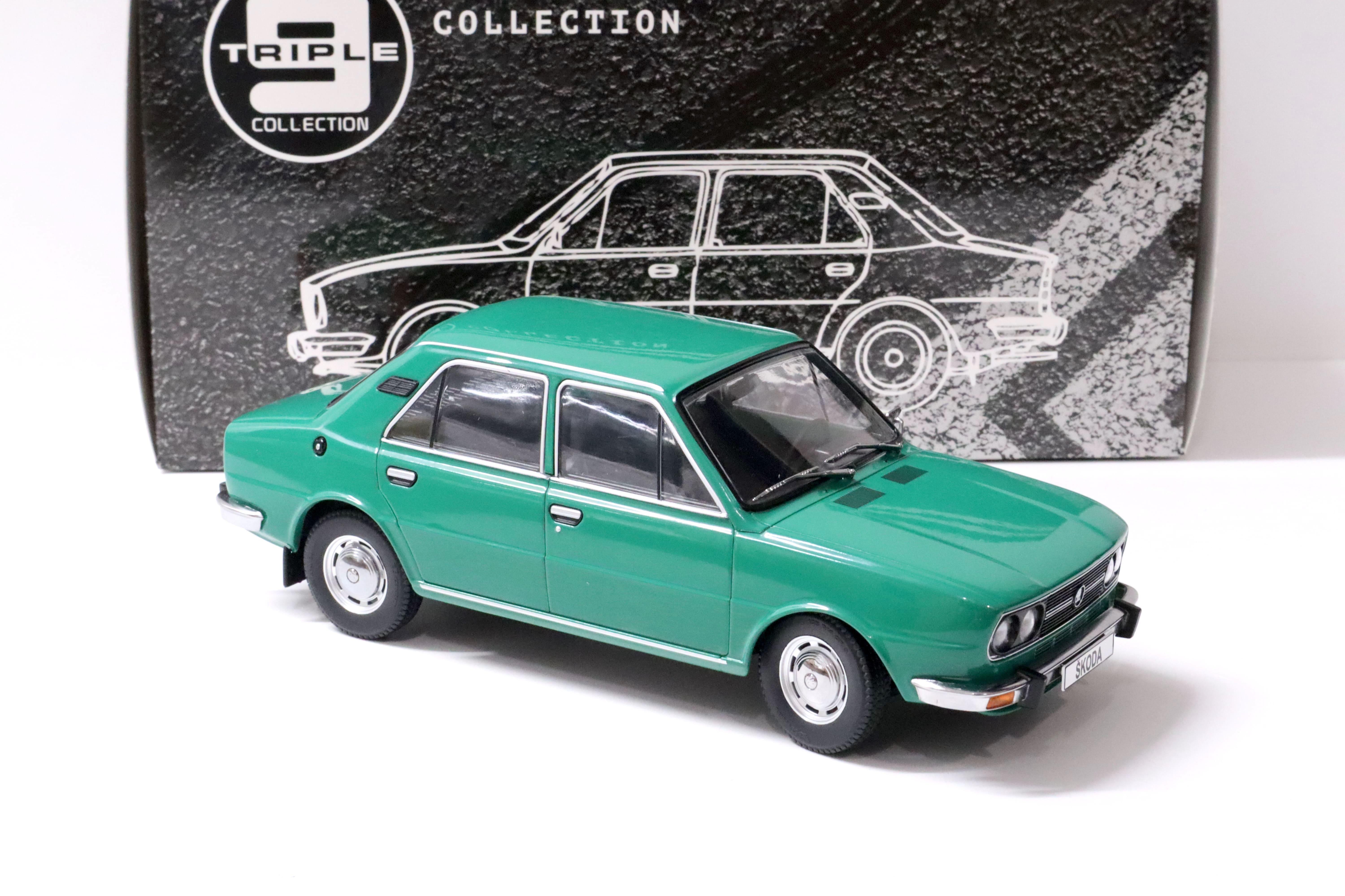 1:18 Triple9 1976 Skoda 120LS Sedan green Die-Cast