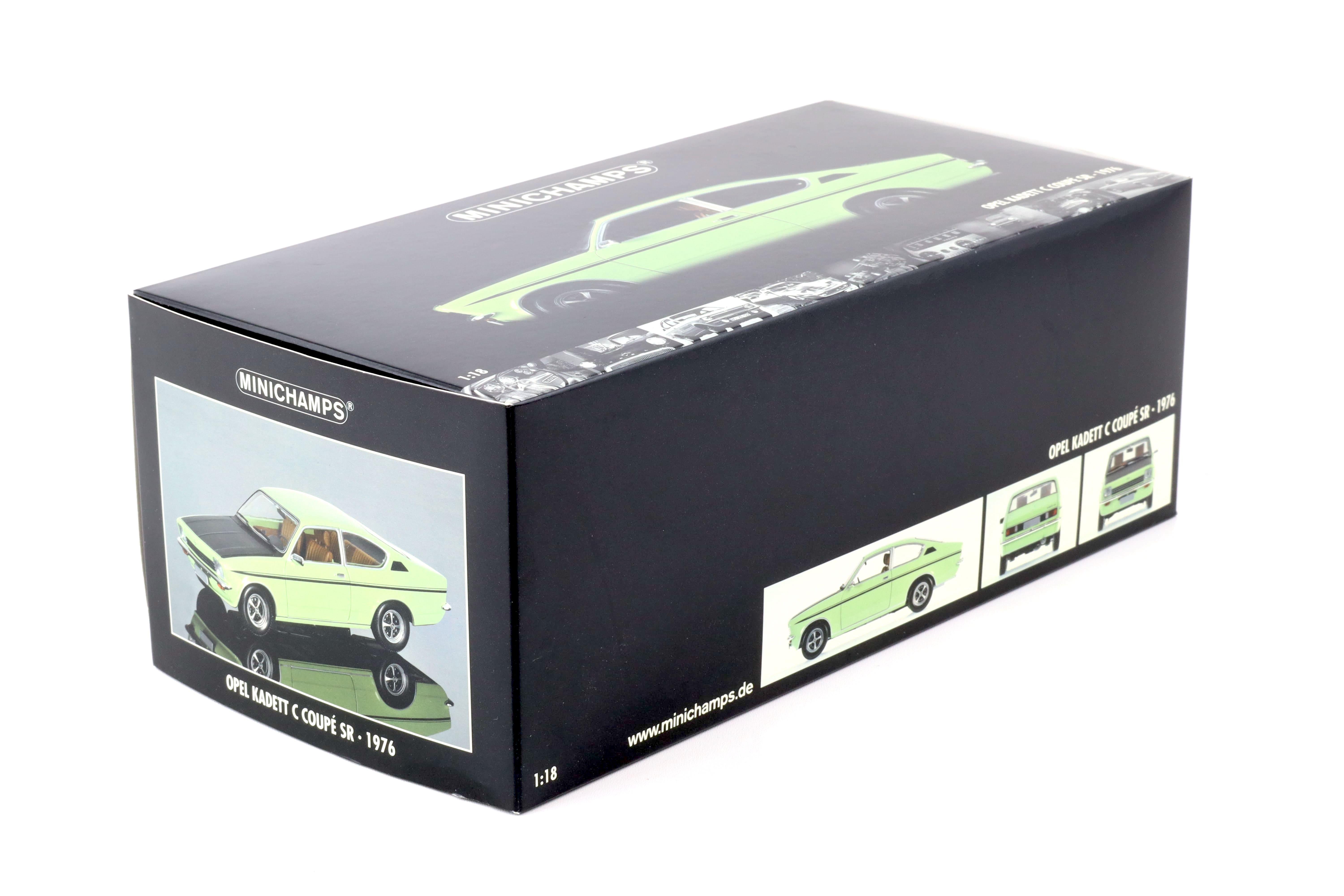 1:18 Minichamps Opel Kadett C Coupe SR 1976 green/ black