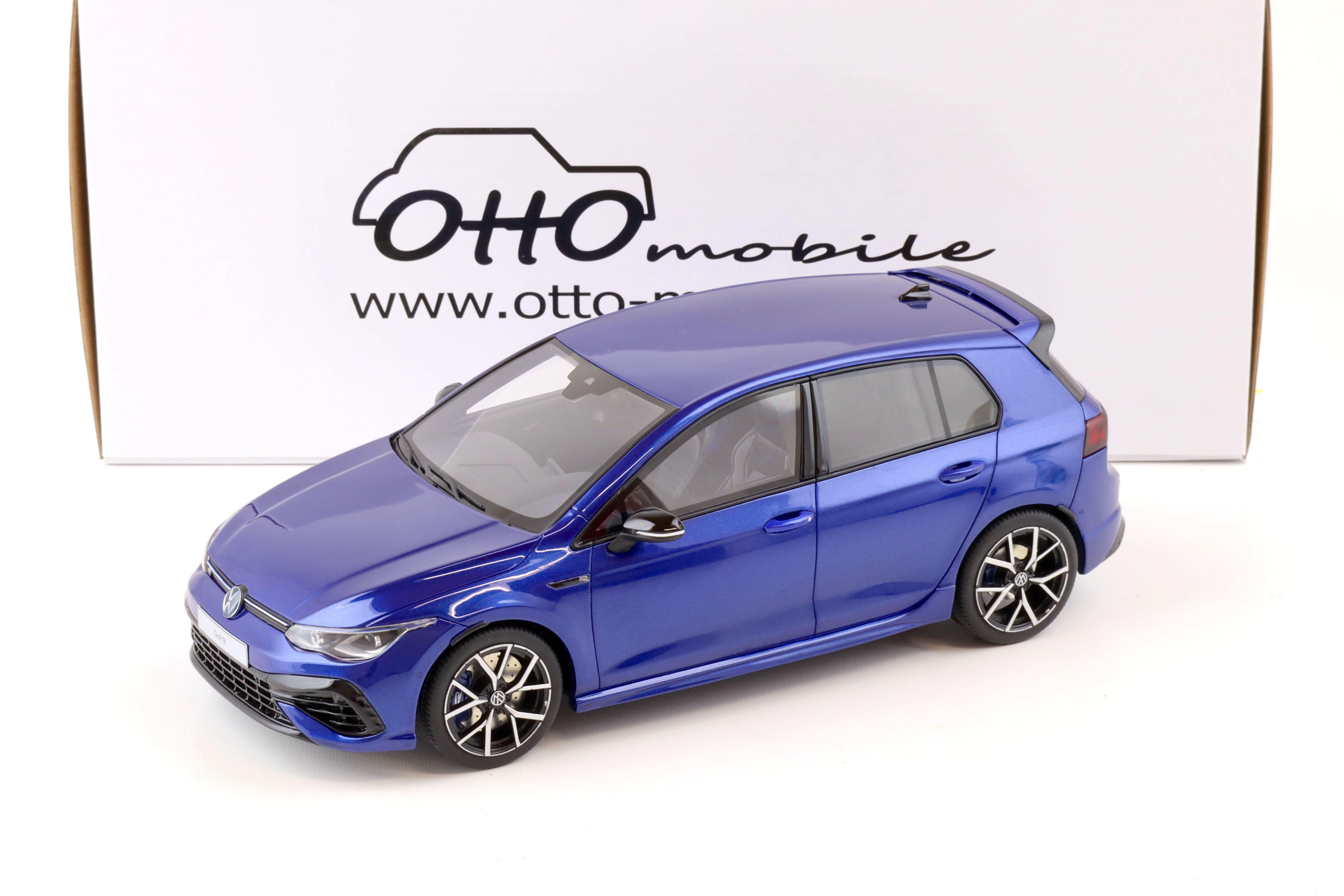 1:18 OTTO mobile OT413 VW Golf 8 R blue metallic 2021