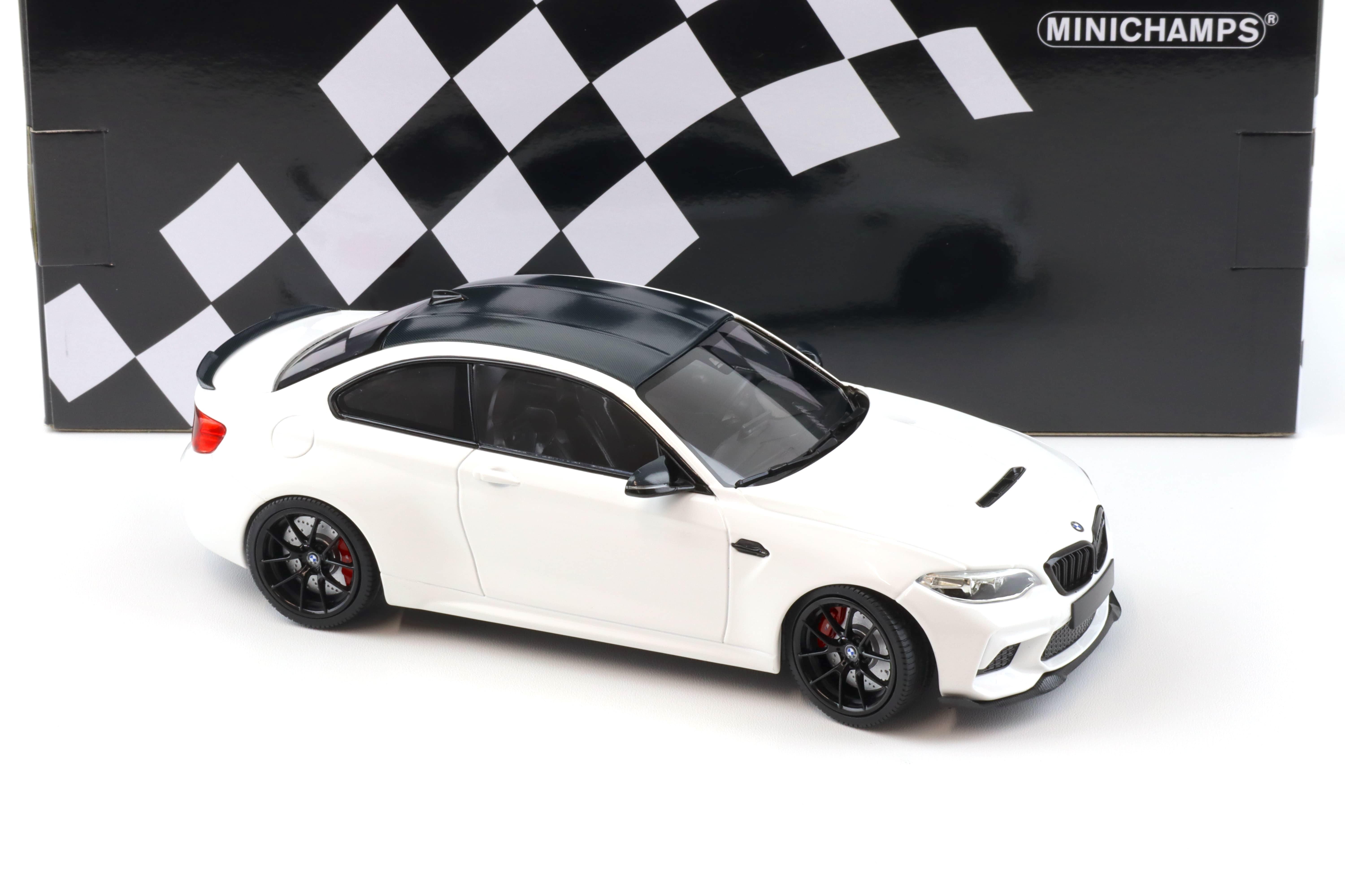 1:18 Minichamps BMW M2 CS (F87) Coupe 2020 white with black wheels