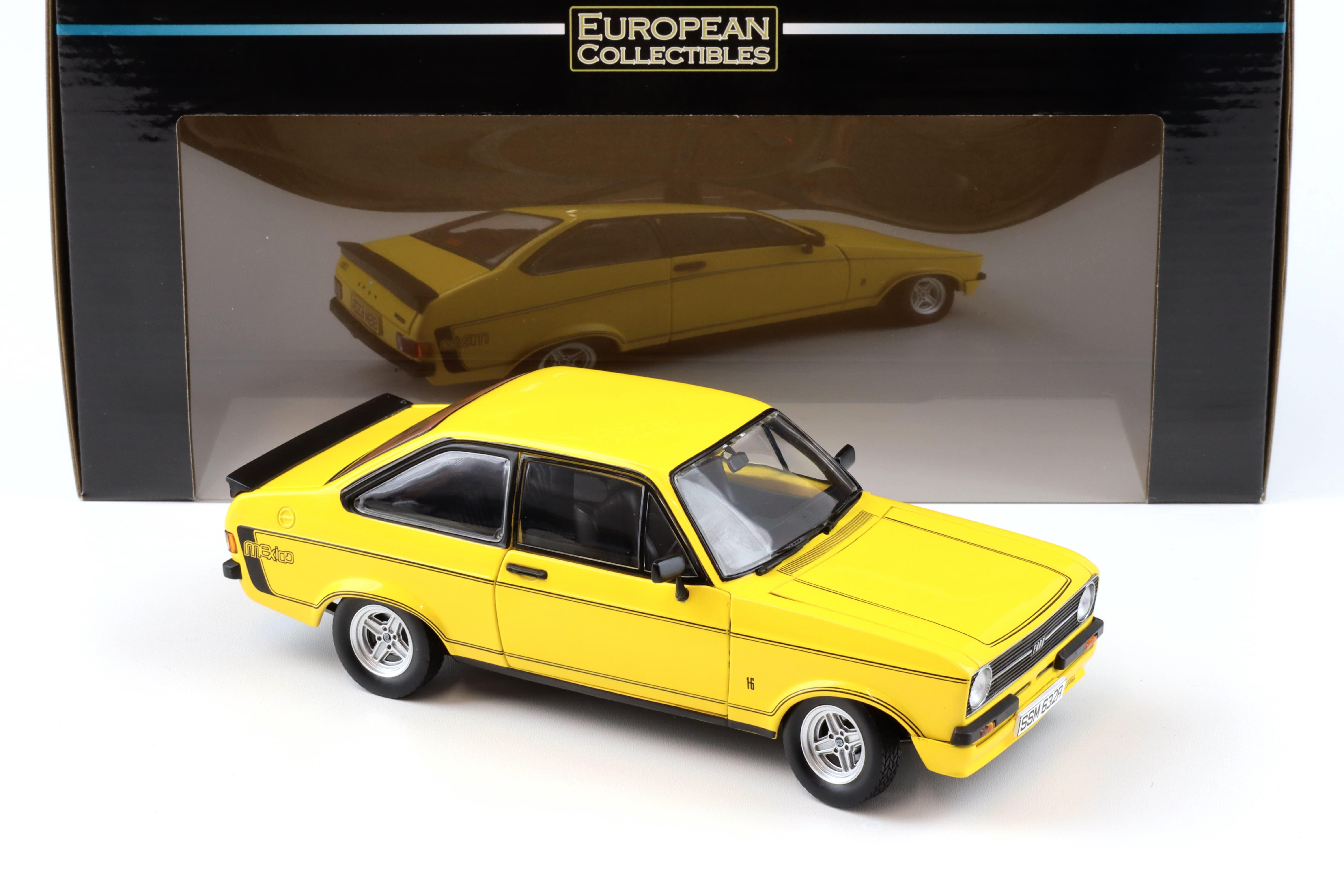 1:18 Sun Star Ford Escort MKII RS Mexico 1976 Signal yellow