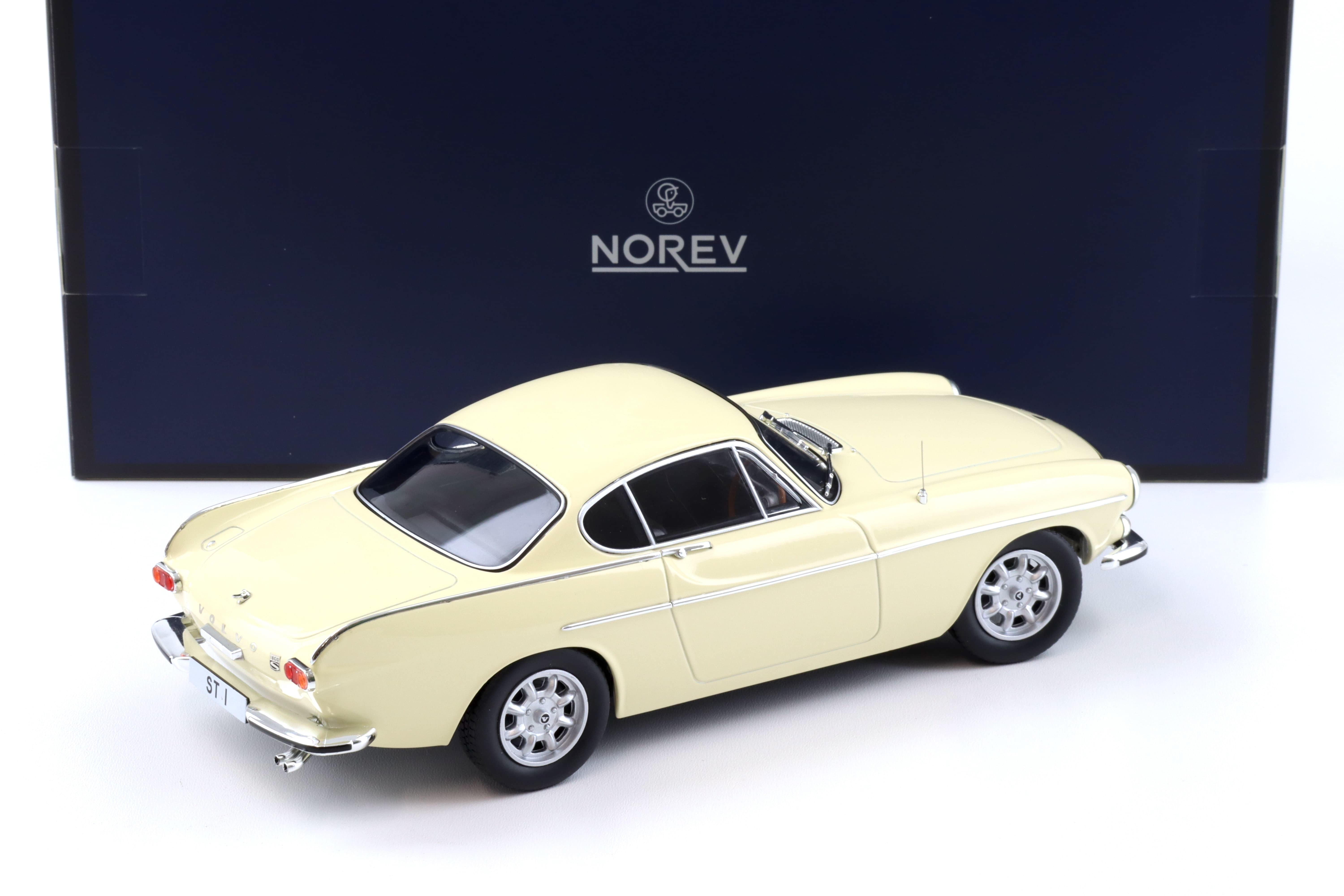 1:18 Norev Volvo 1800 S Coupe RHD 1967 beige - Limited 600 pcs.