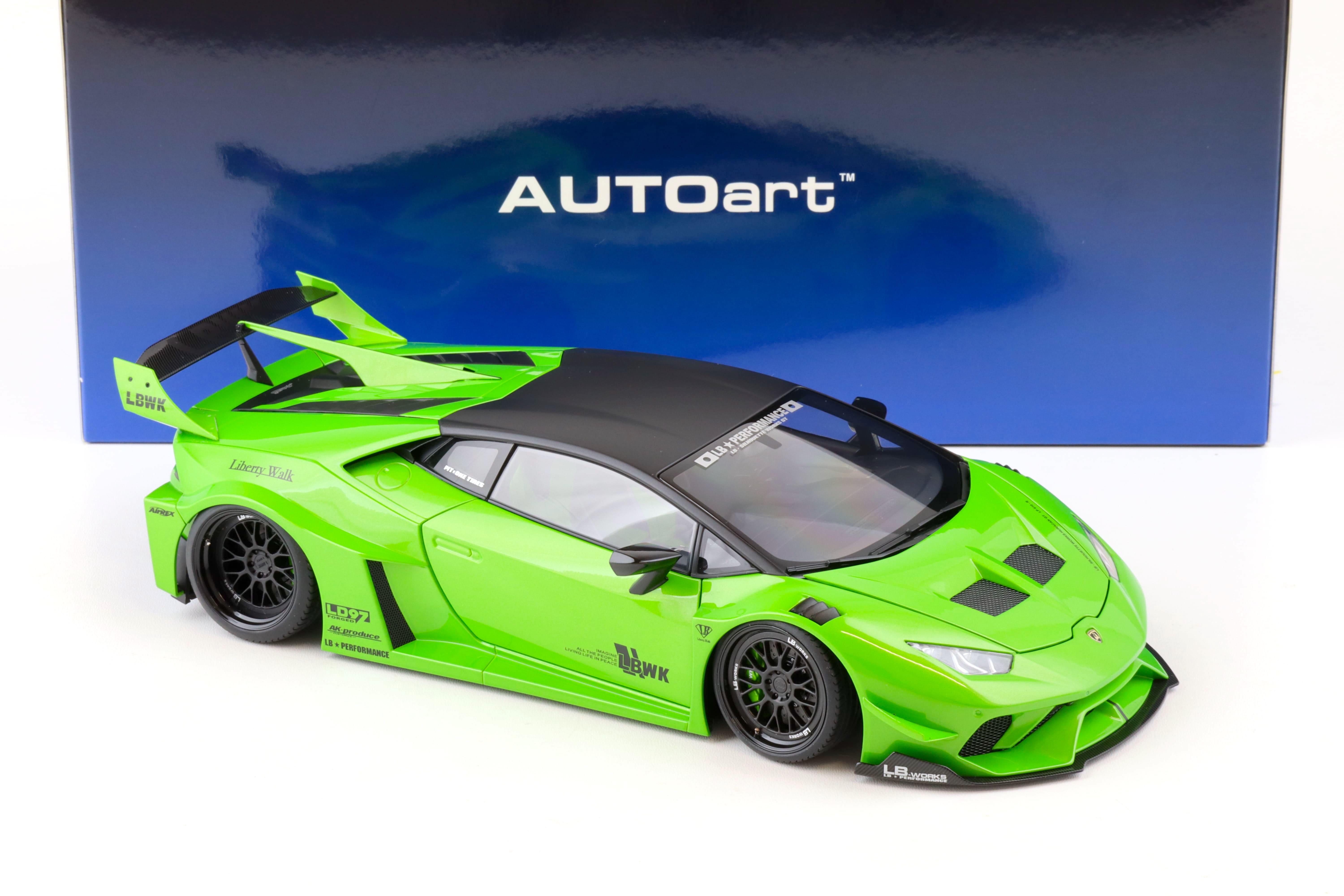 1:18 AUTOart Lamborghini Huracan GT LB-SILHOUETTE Works 2019 pearl green