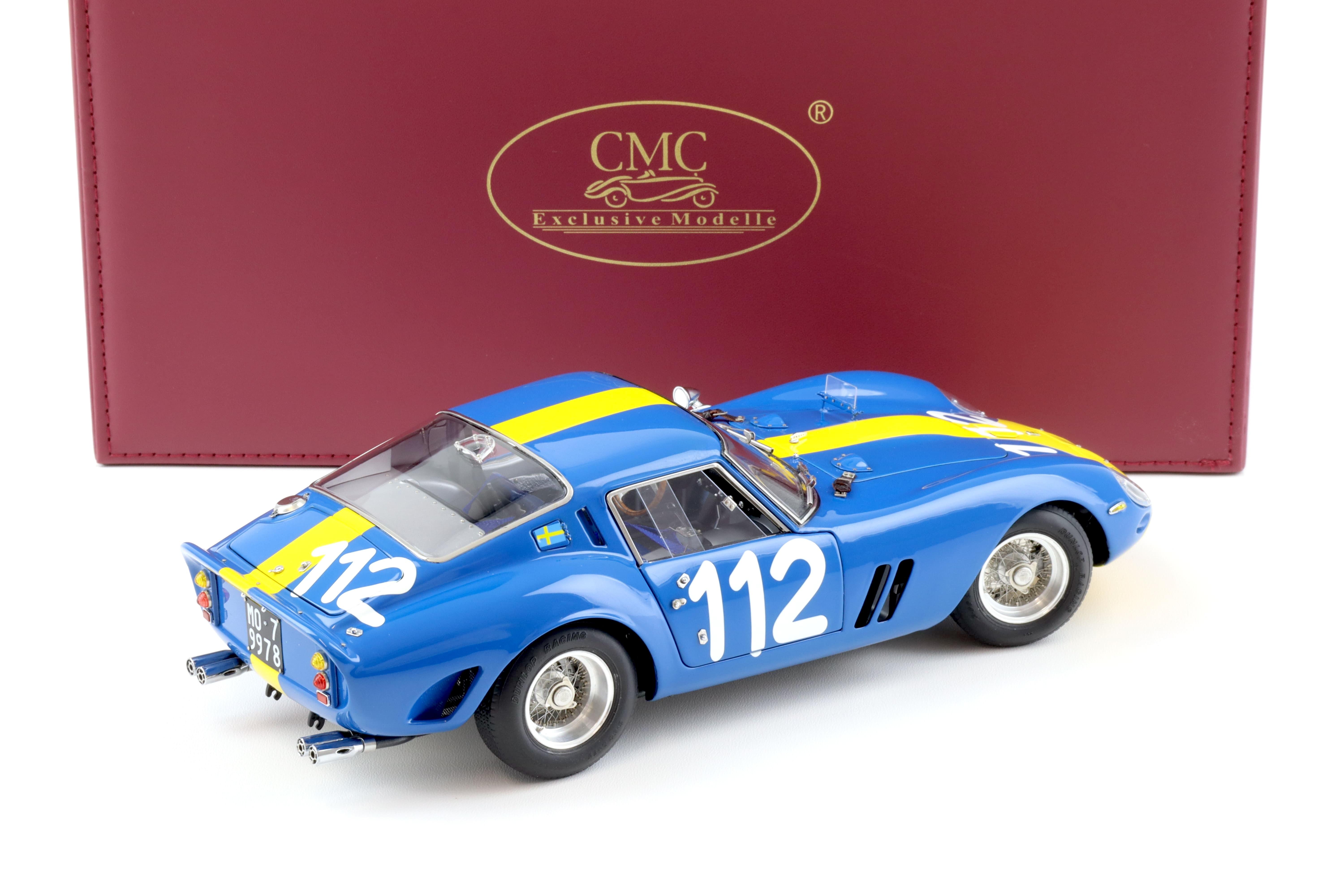 1:18 CMC Ferrari 250 GTO Targa Florio 1964 LHD #112 Norinder/Troberg M-252