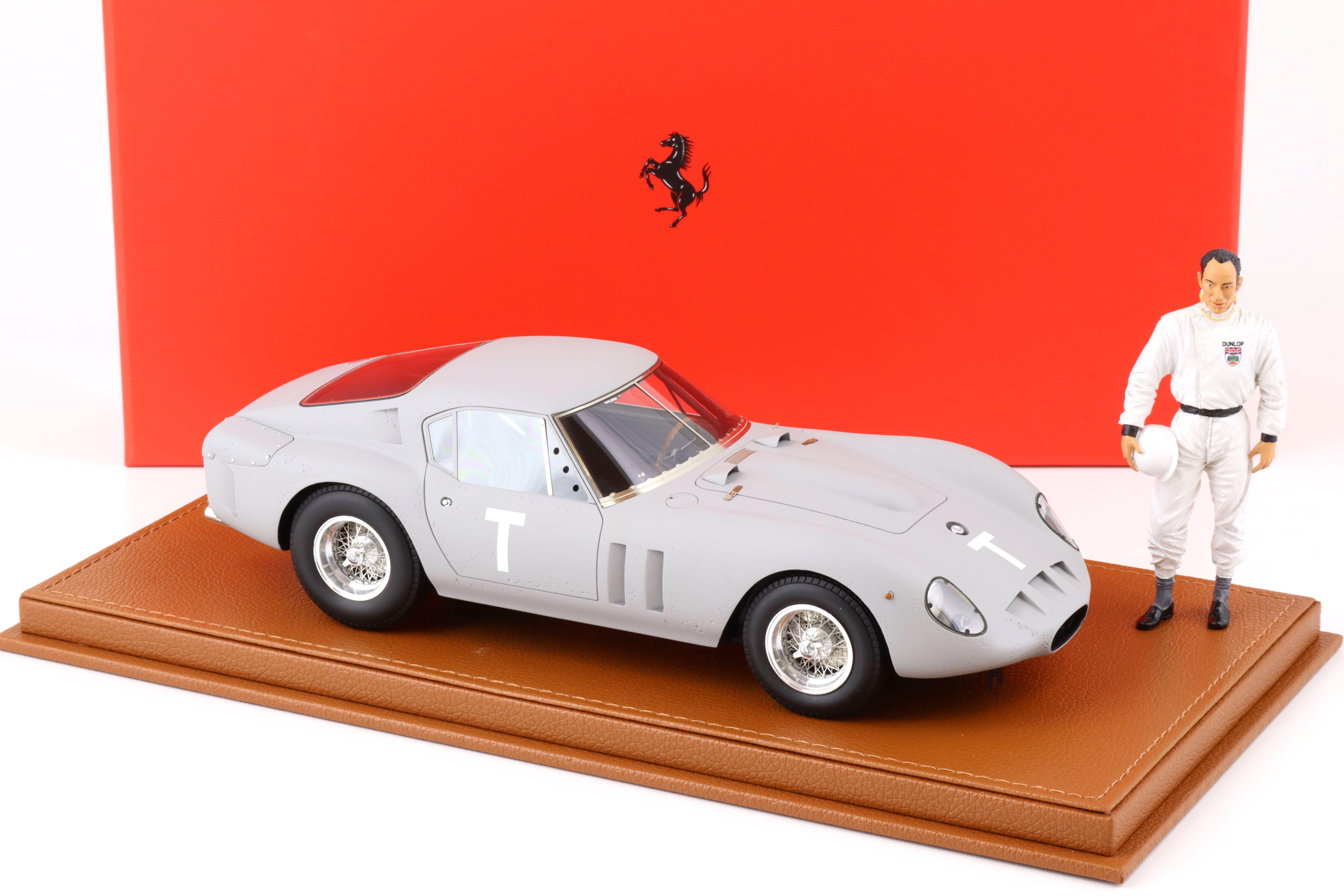 1:18 BBR Ferrari 250 GTO Test Monza 1961 with Figure Stirling Moss - Limited 200 pcs.