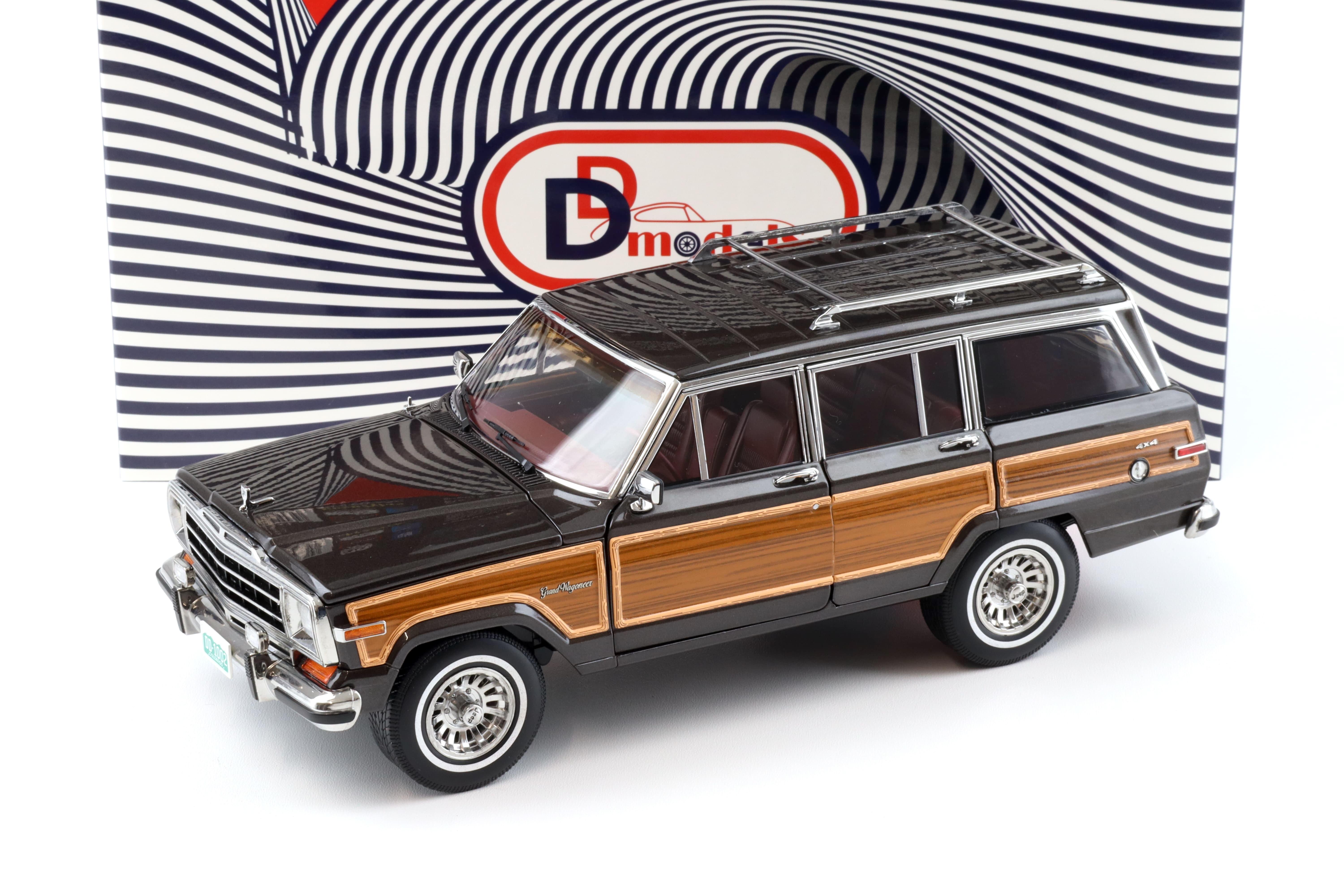 1:18 DD-Models Jeep Grand Wagoneer 1991 Dover grey metallic/ wood DO00102