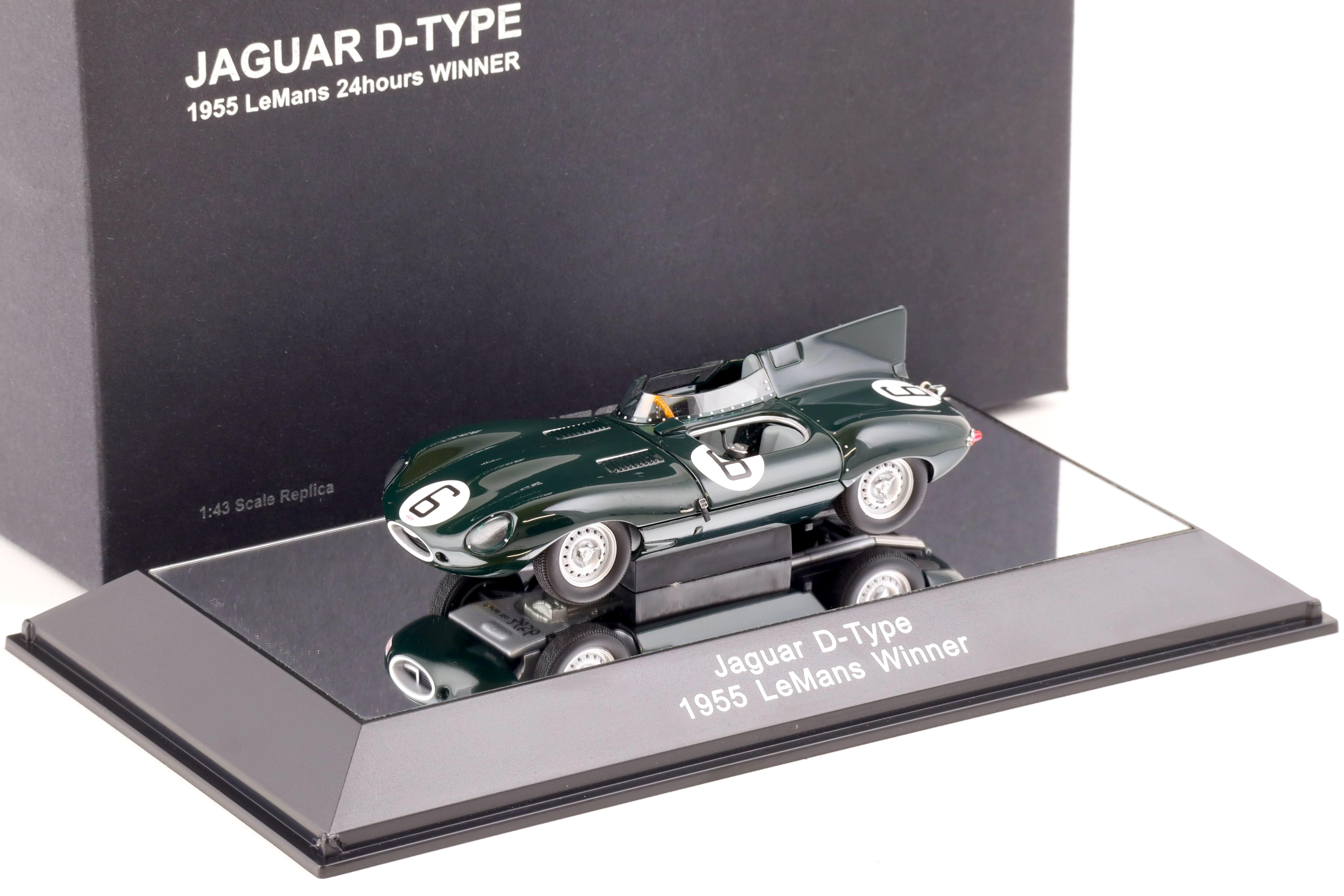 1:43 AUTOart Jaguar D-TYPE 1955 LeMans 24h Winner J.M. Hawthorn/ Bueb #6