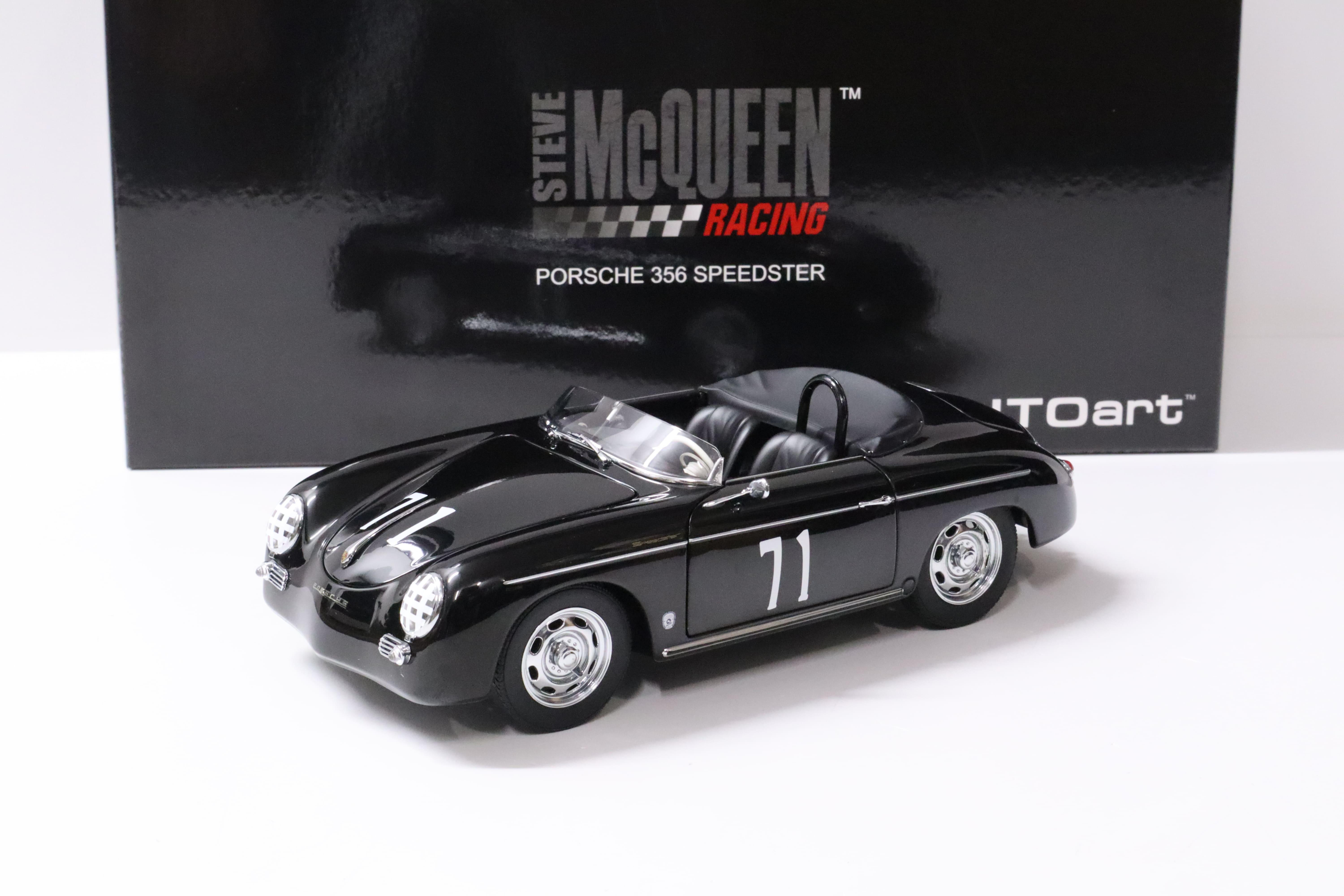 1:18 AUTOart Porsche 356 Speedster Steve McQueen Version #71 black