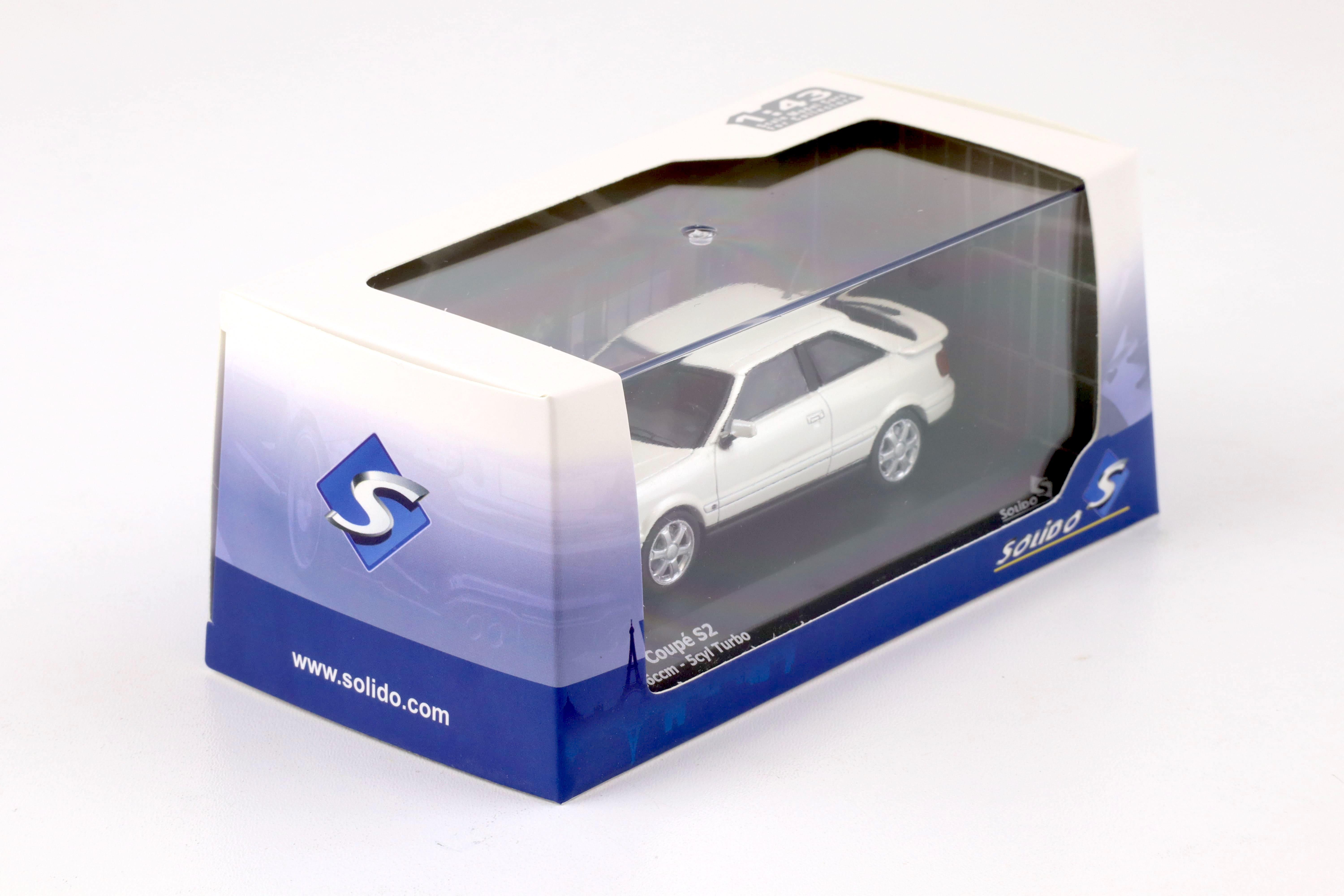 1:43 Solido Audi S2 Coupe white metallic 1992