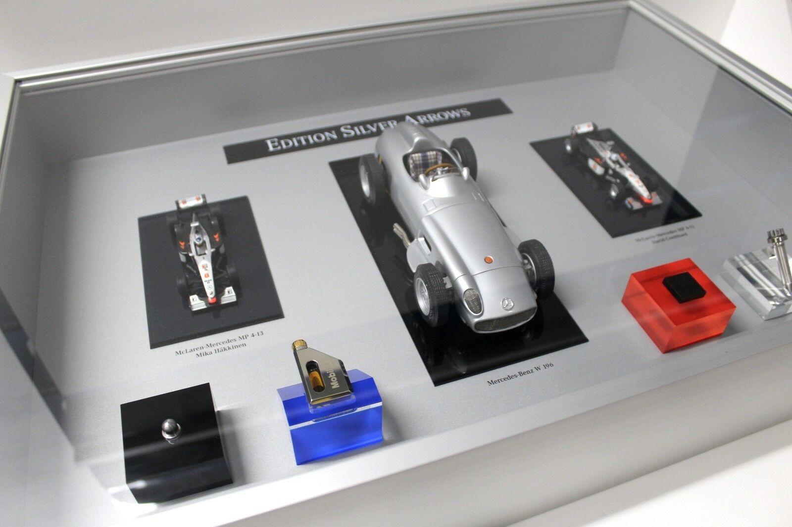 Mercedes-Benz Edition SILVER ARROWS SET 1998 1:43 &1:18 Limited Edition 418/500 - Außenbox Signiert! Mercedes-Benz Edition SILVER ARROWS SET 1998 1:43 &1:18 Limited Edition 418/500 - Außenbox Signiert!