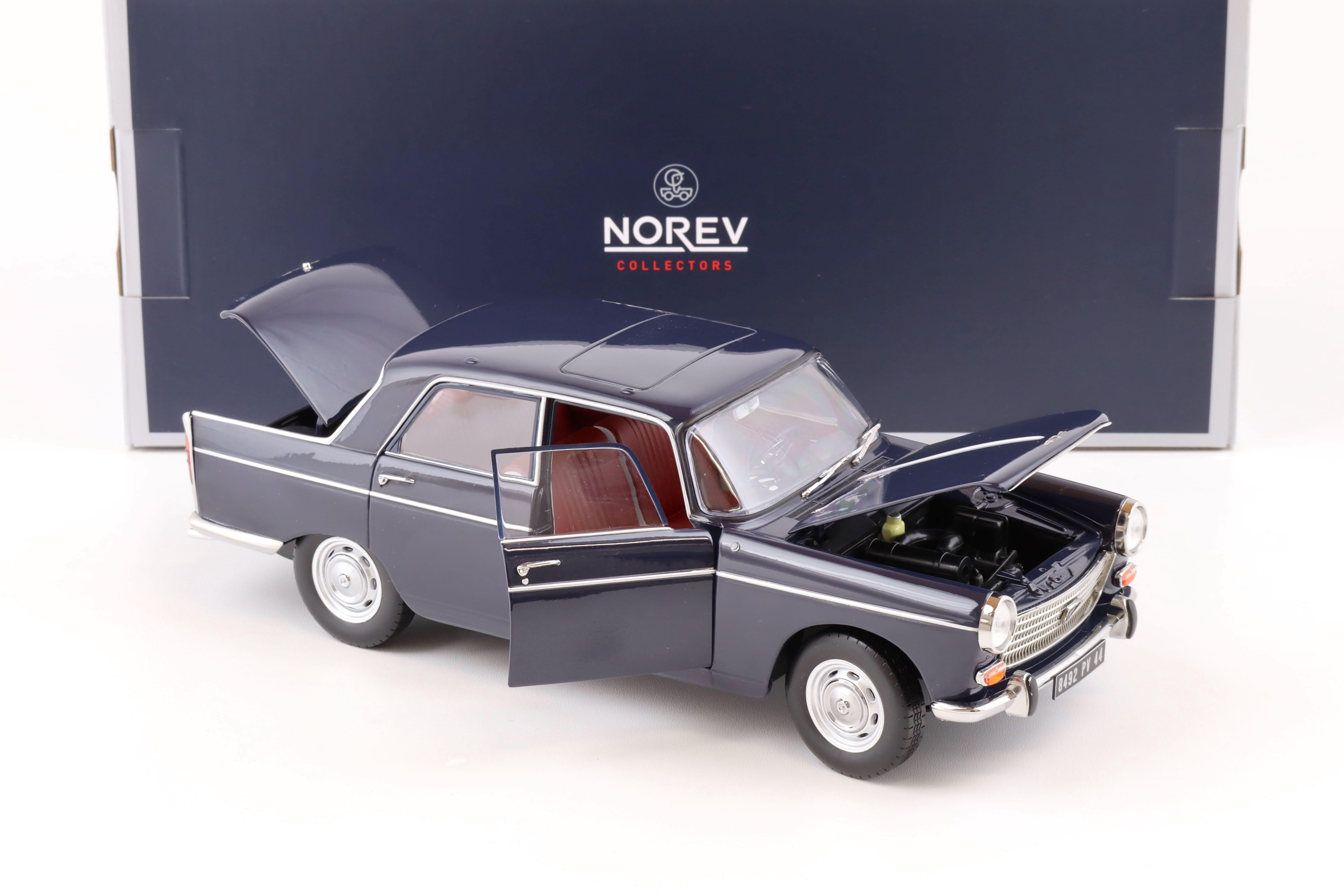 1:18 Norev Peugeot 404 Sedan 1965 Amiral blue 184836