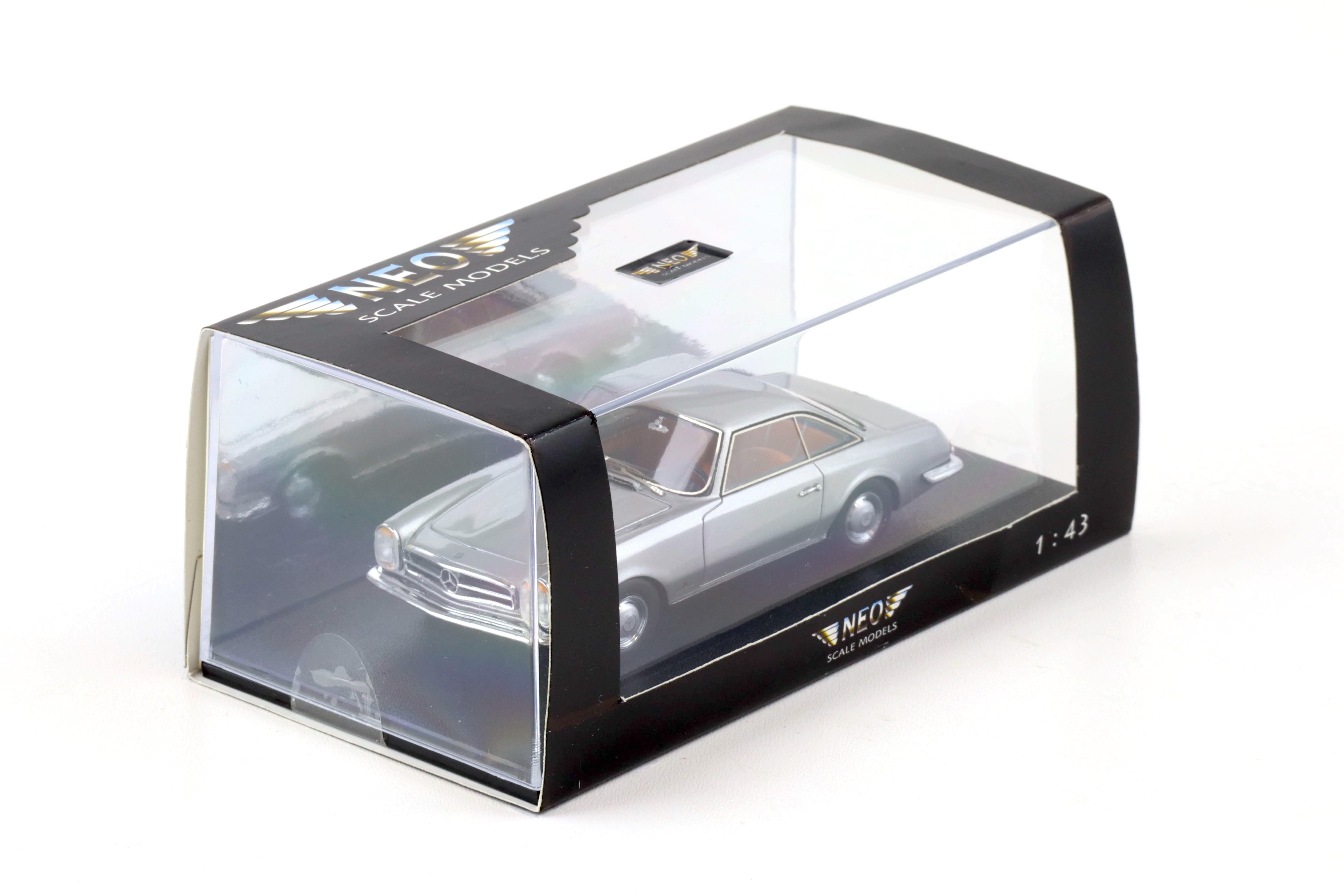 1:43 NEO Mercedes 230SL Pininfarina Coupe silver 