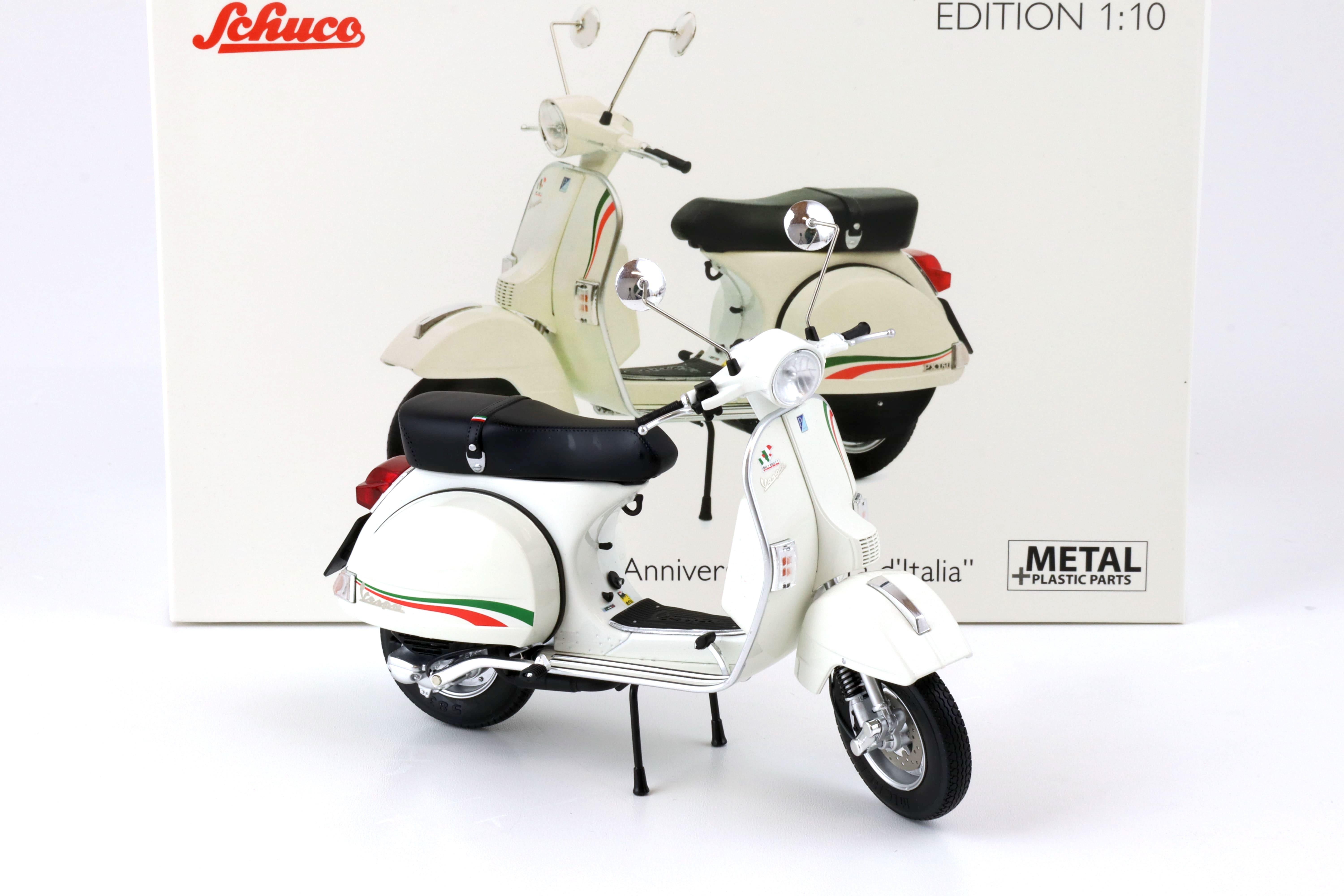 1:10 Schuco Vespa PX 150 white "150 Anniversario Unita d'Italia"