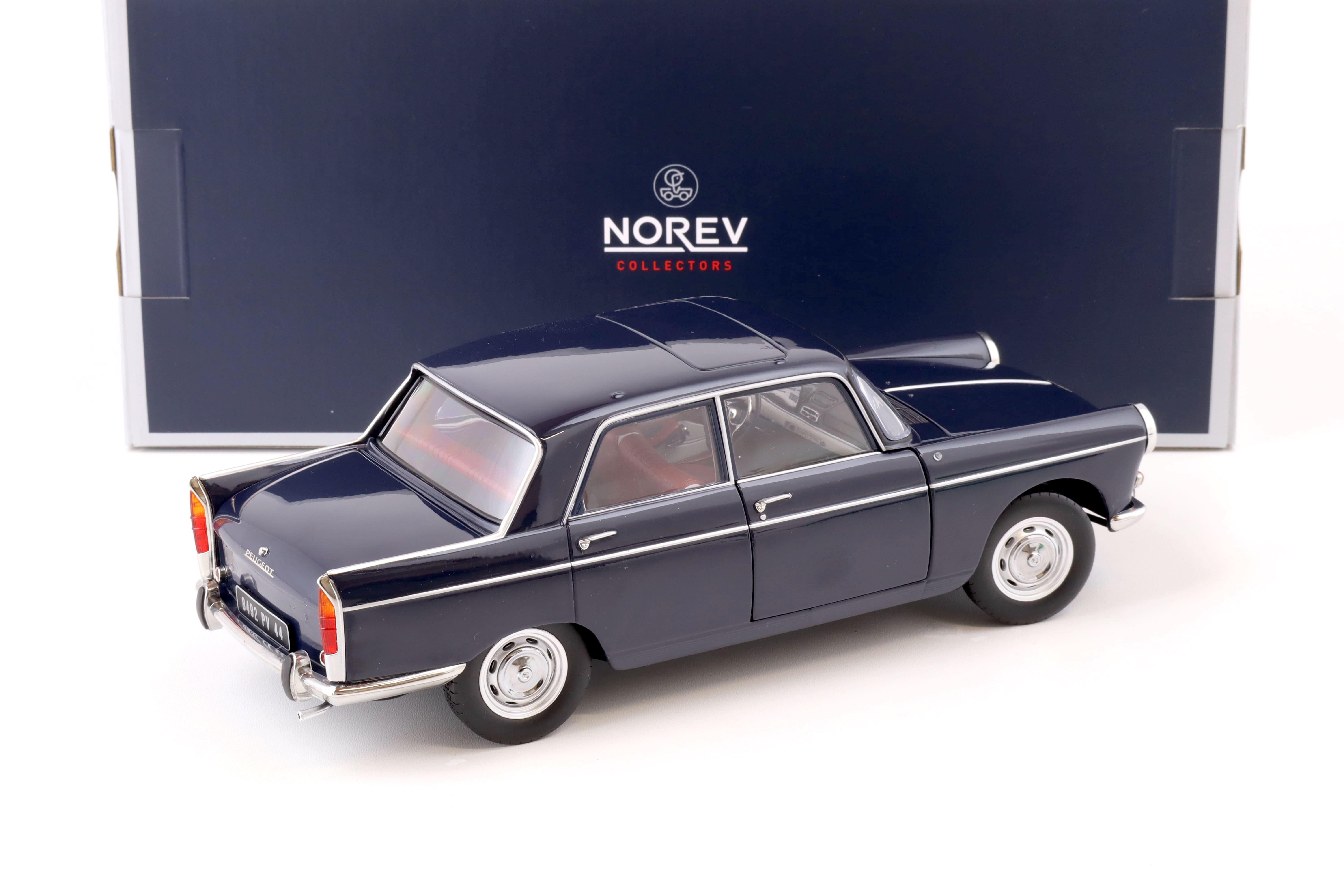 1:18 Norev Peugeot 404 Sedan 1965 Amiral blue 184836