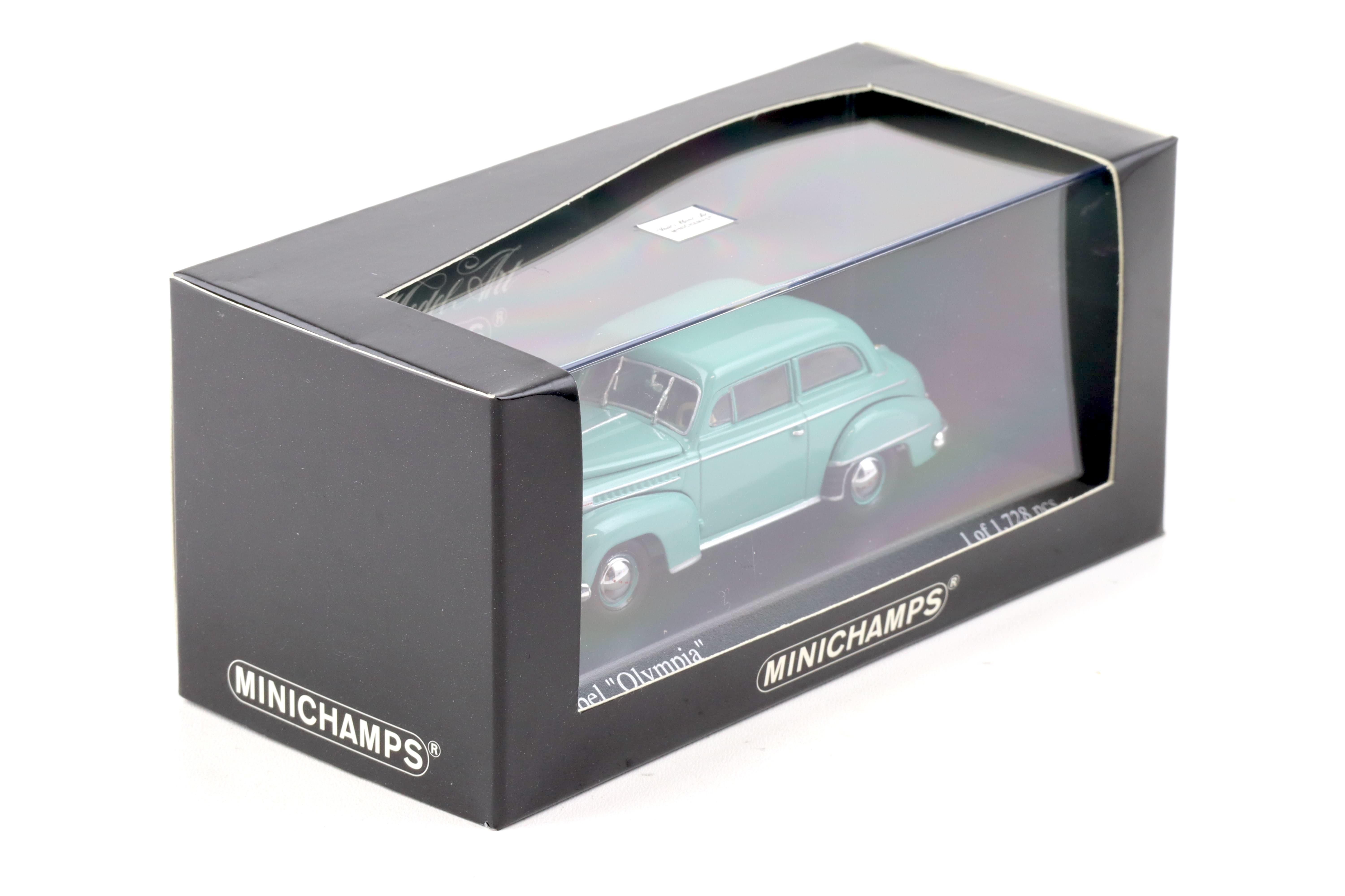 1:43 Minichamps Opel Olympia 1952 turquoise 