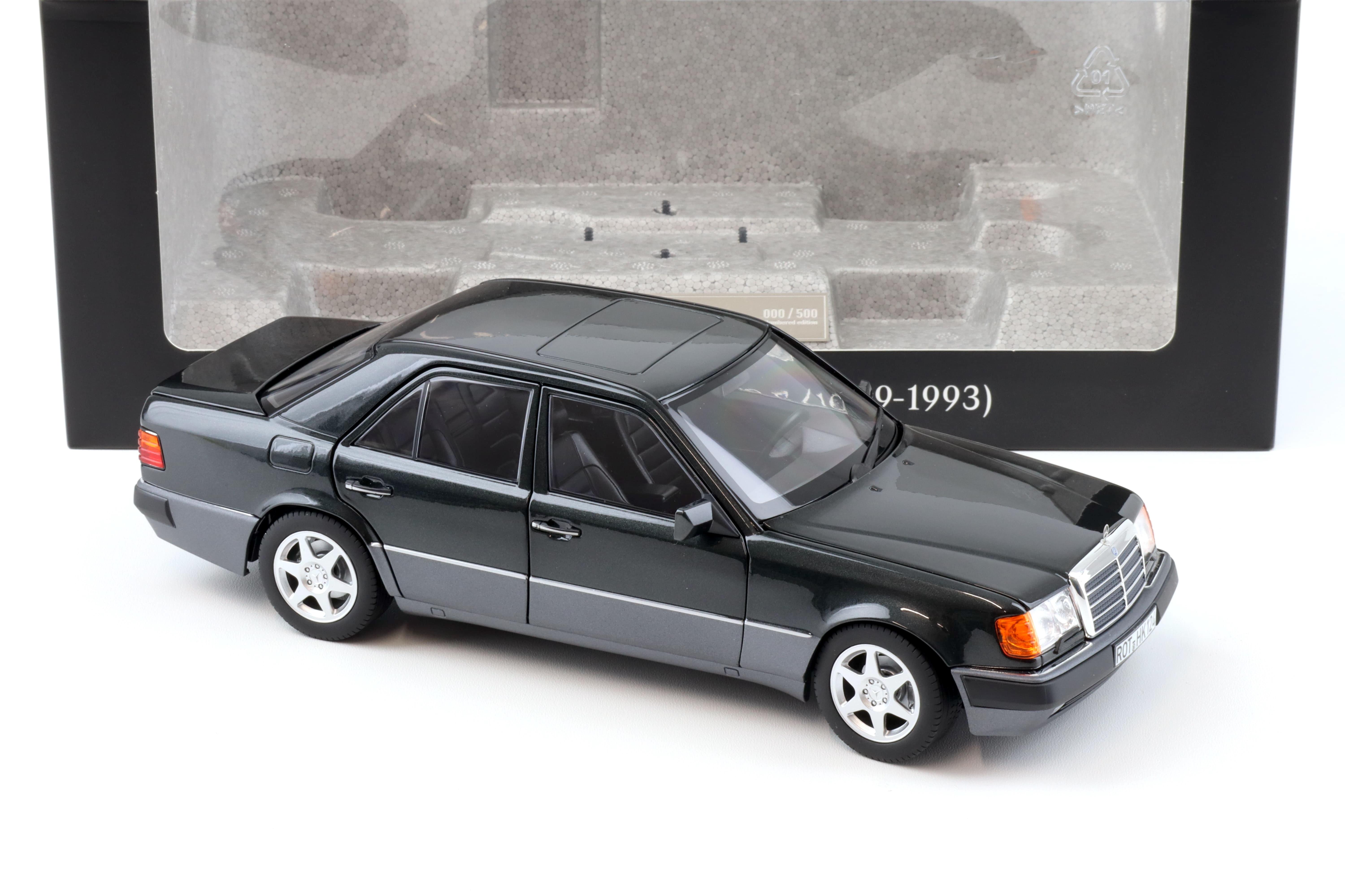 PREORDER: 1:18 Norev Mercedes 500 E W124 Limousine blue-black metallic DEALER VERSION