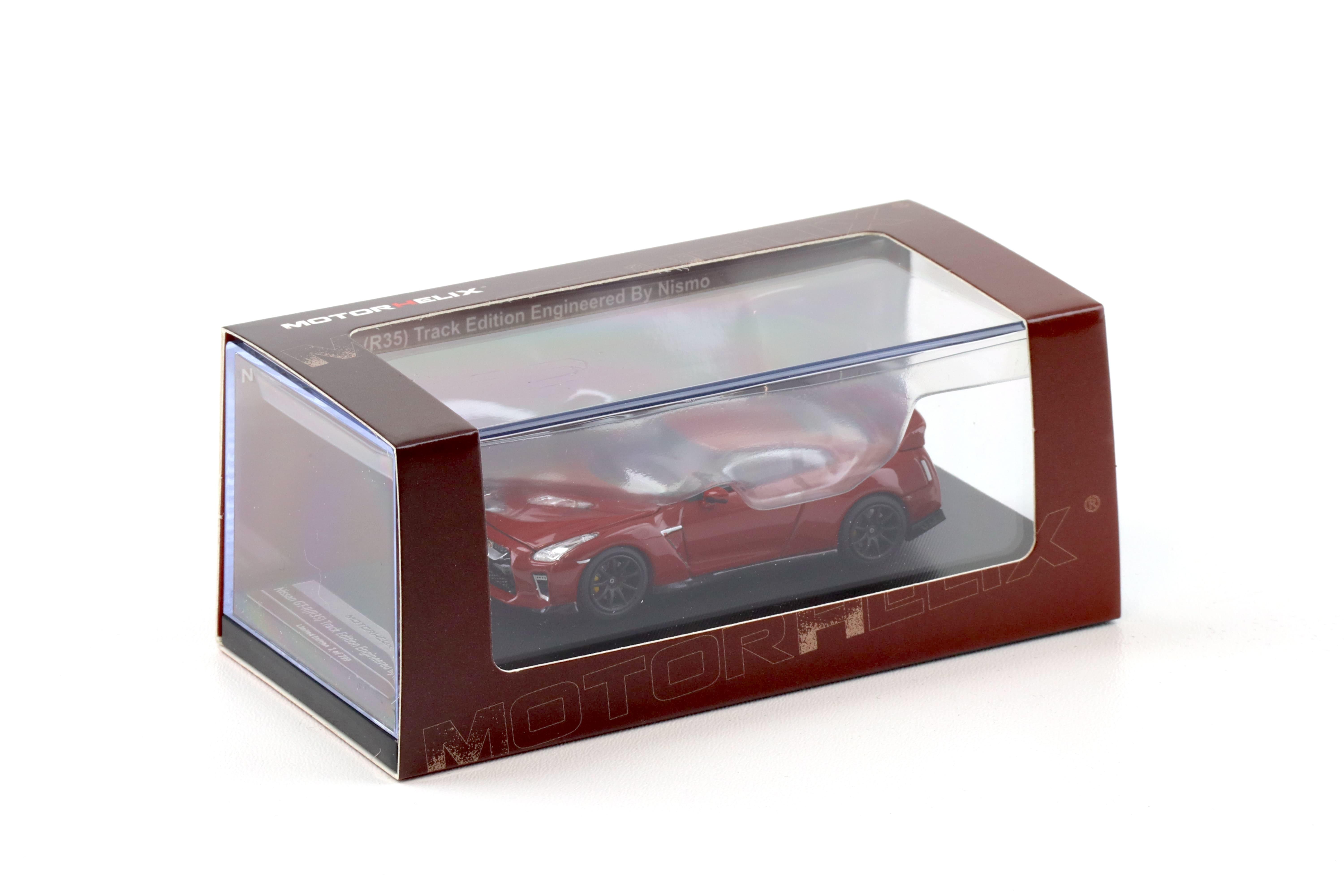 1:64 Motorhelix Nissan GT-R (R35) Track Edition Solid red M63512