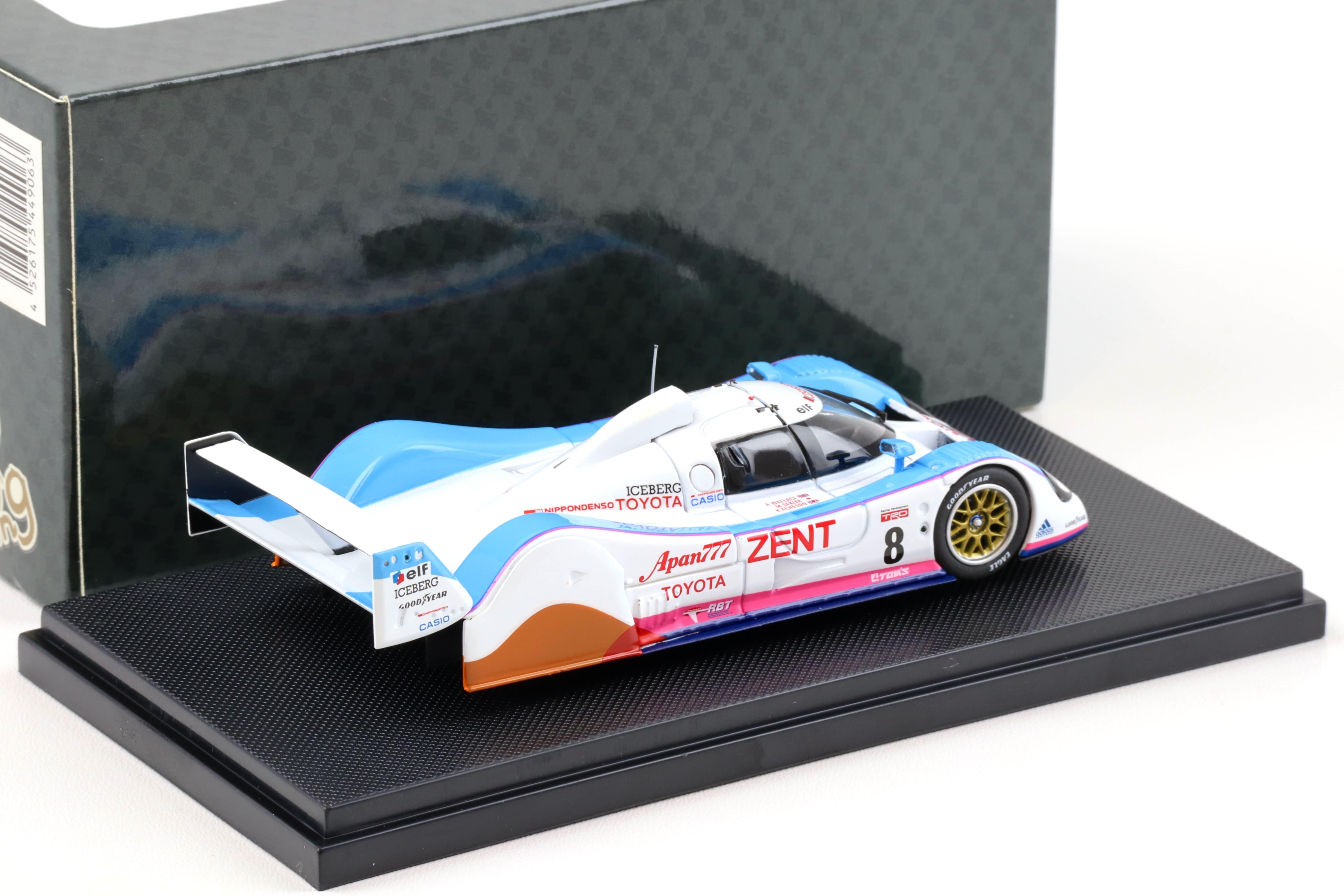 1:43 Ebbro Toyota TS010 ZENT 1992 Le Mans 24h 8th overall #8 Lammers/ Wallace