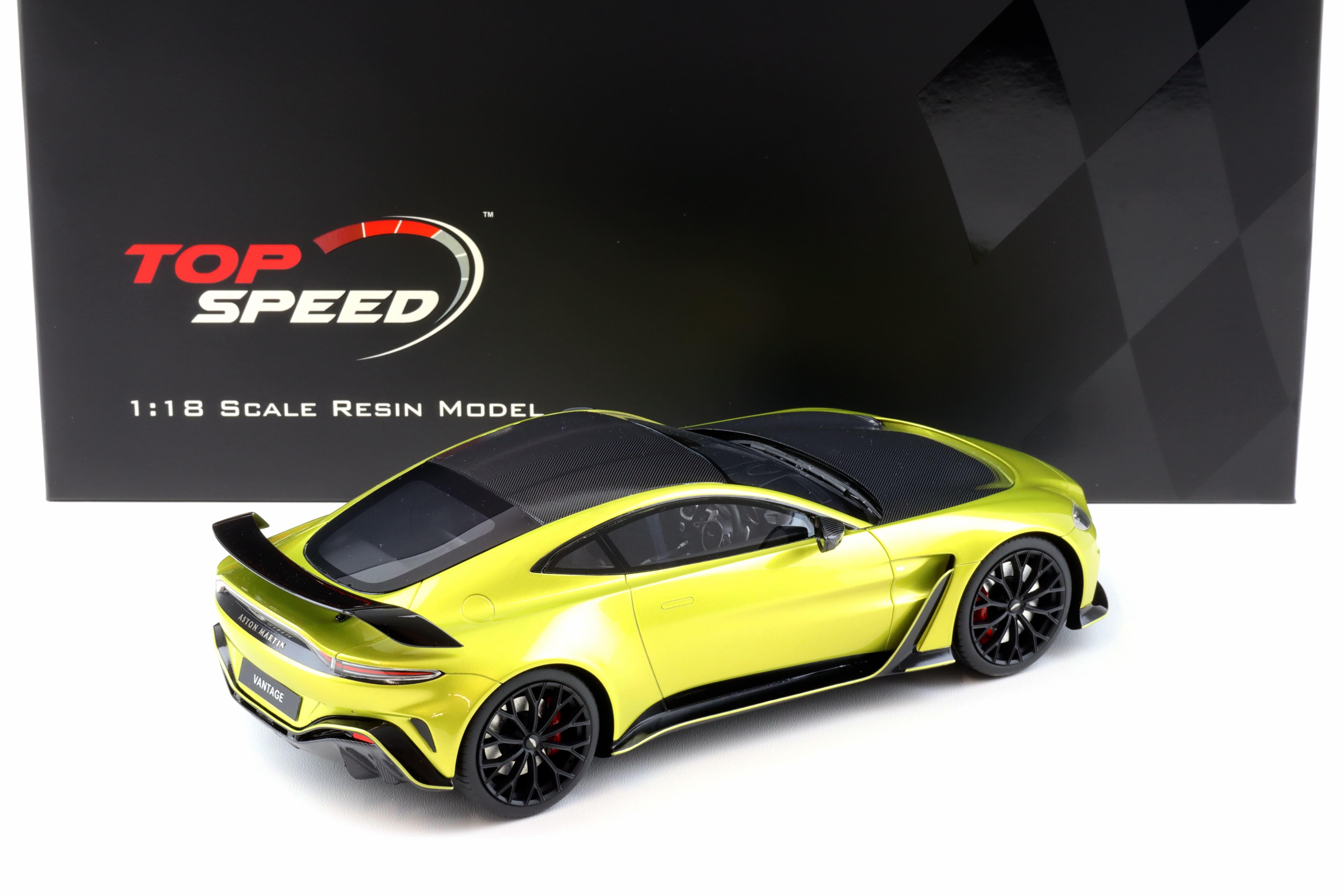 1:18 Top Speed Aston Martin V12 Vantage 2022 Cosmopolitan yellow TS0453