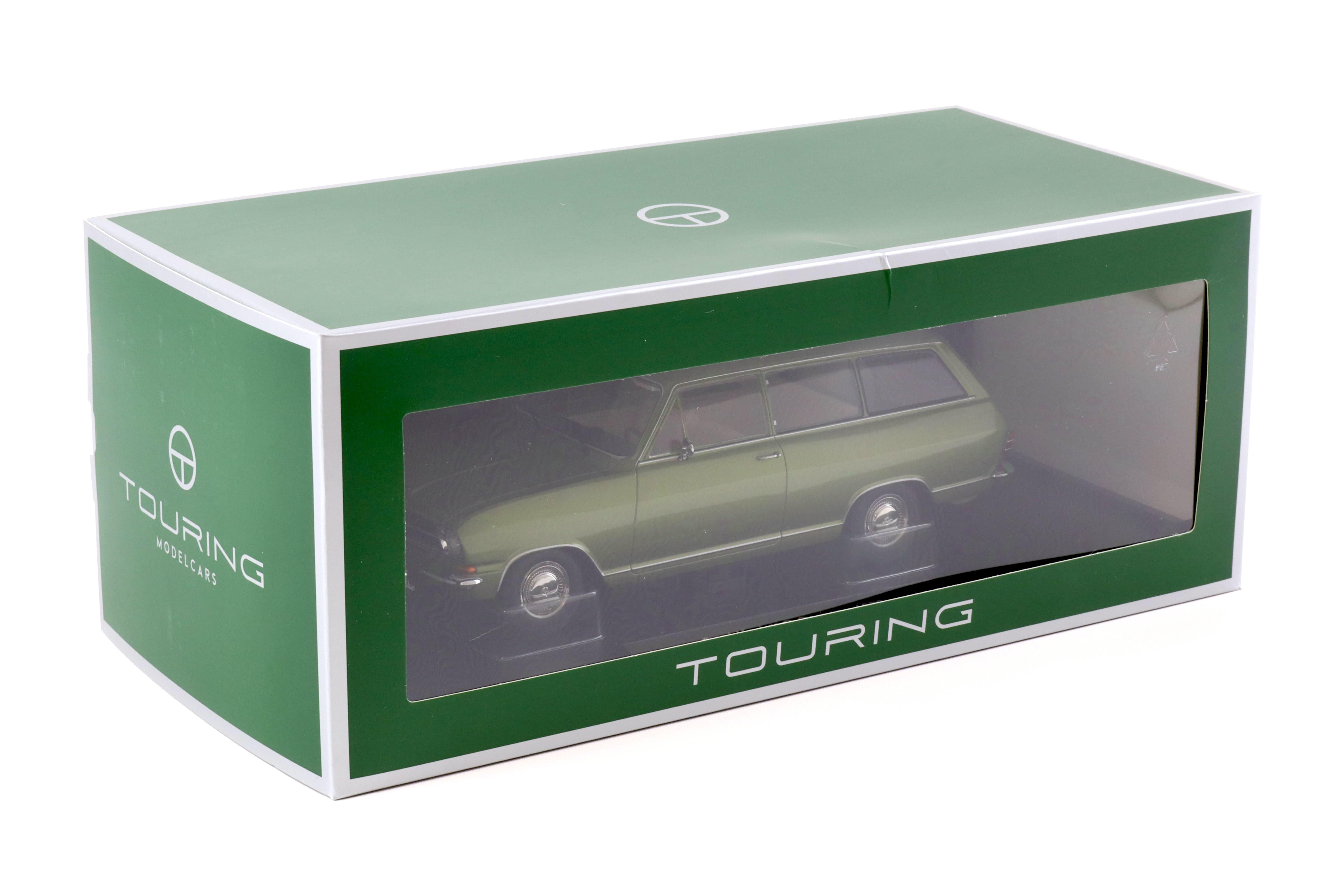 1:18 Touring Modelcars Opel Kadett B Caravan 1972 Lemon green metallic