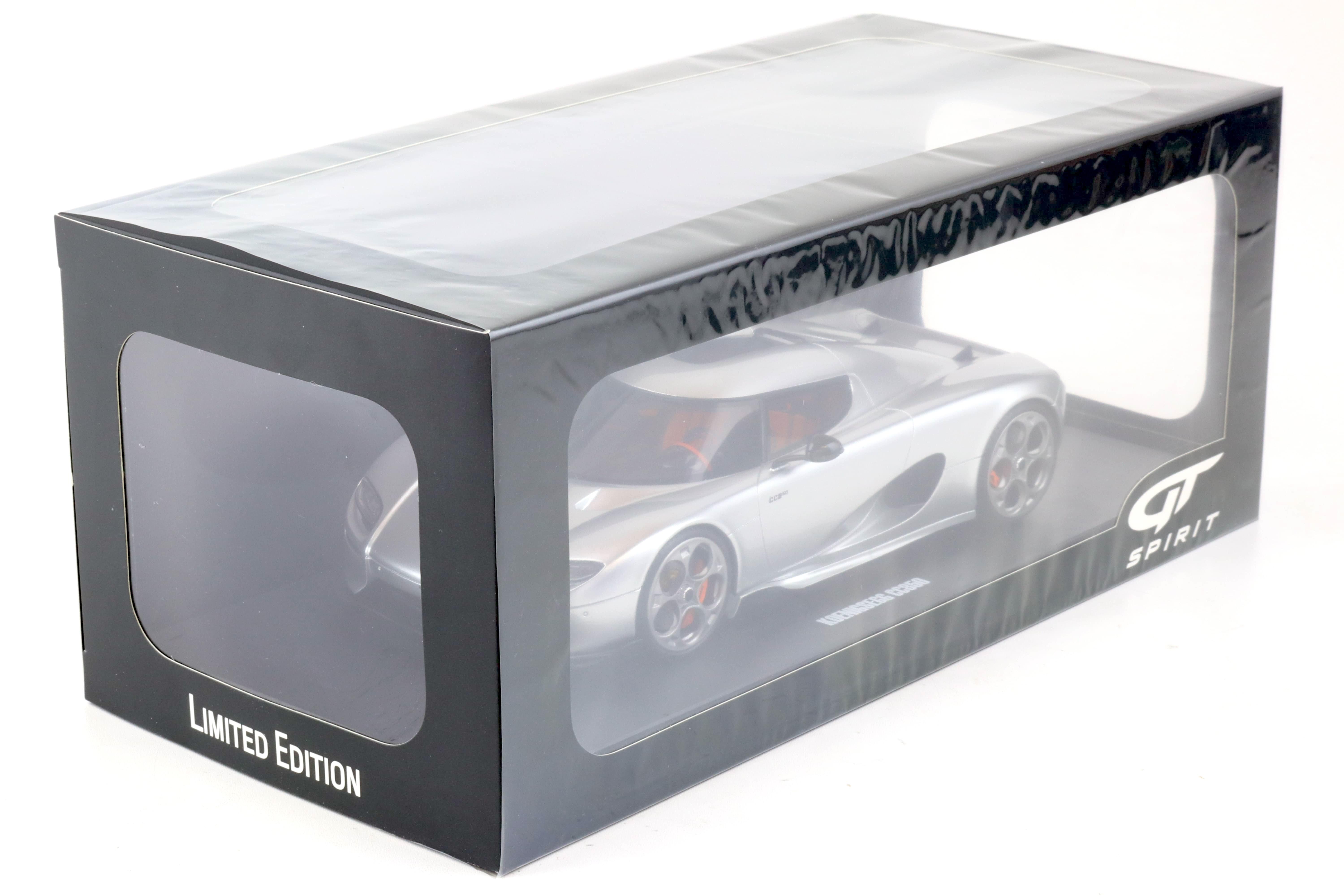 1:18 GT Spirit GT452 Koenigsegg CC850 Coupe 2023 Moon silver metallic